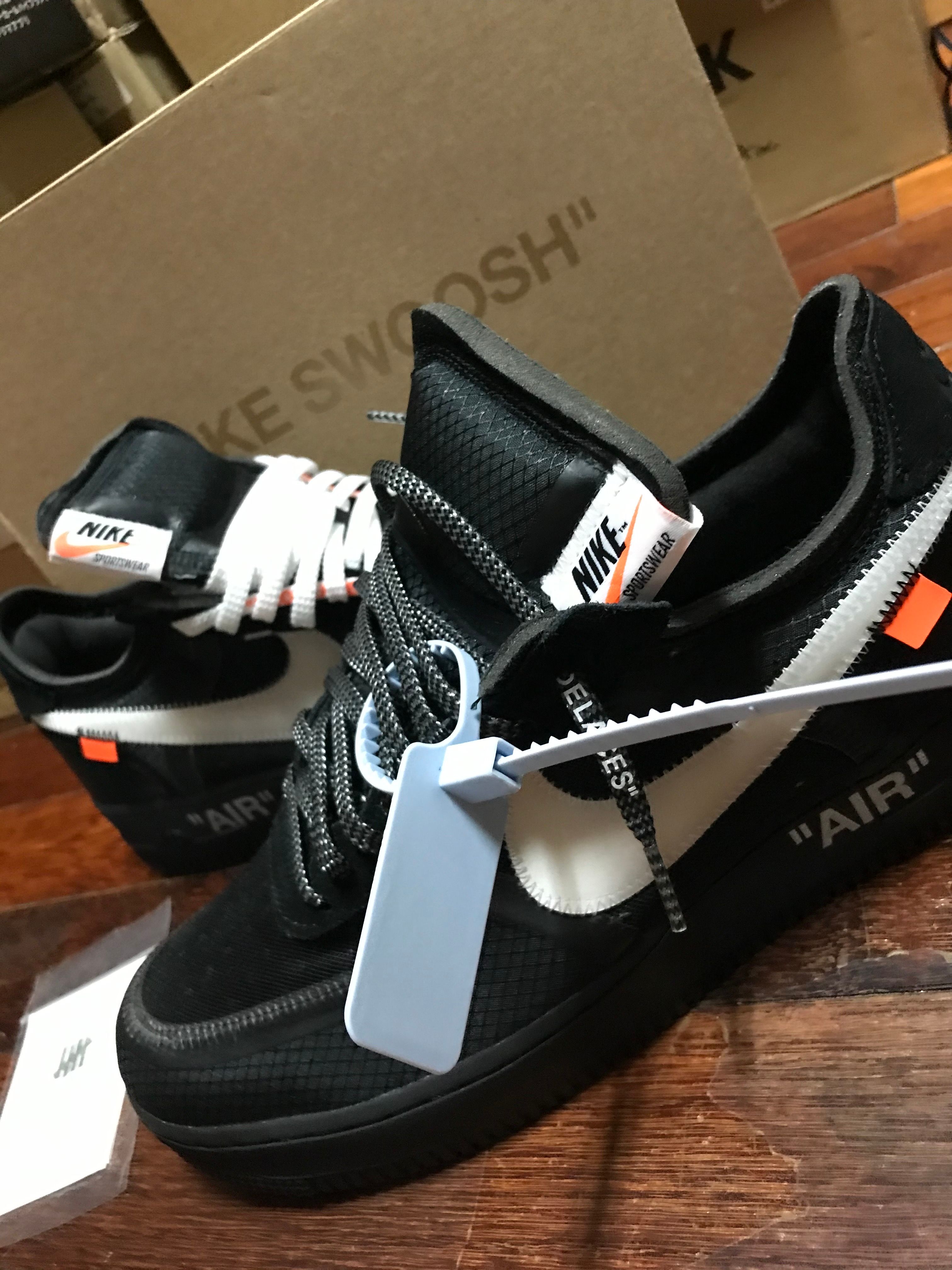 Off-White × Nike Air Force 1 Low "Black"