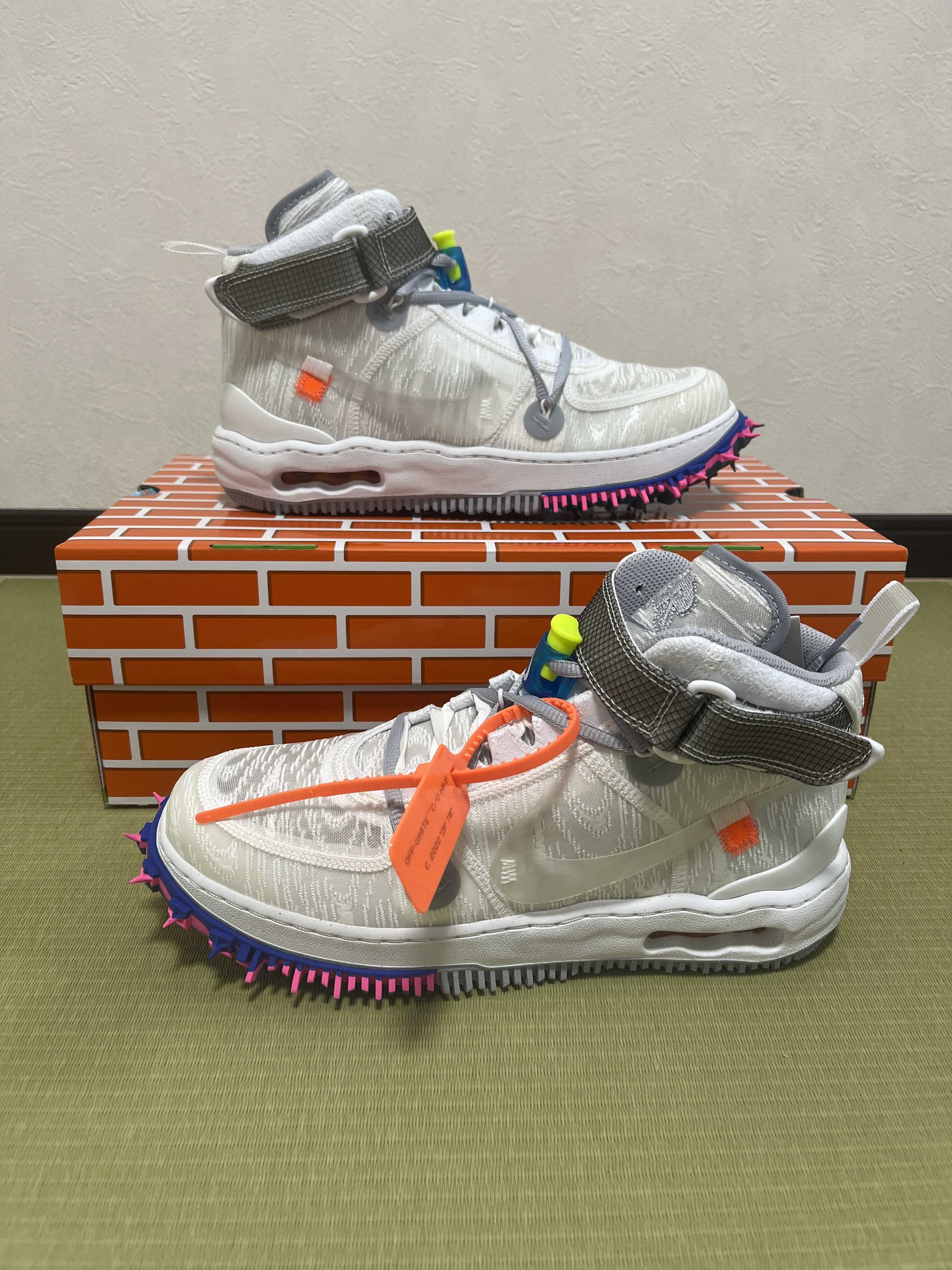 Off-White × Nike Air Force 1 Mid "White"