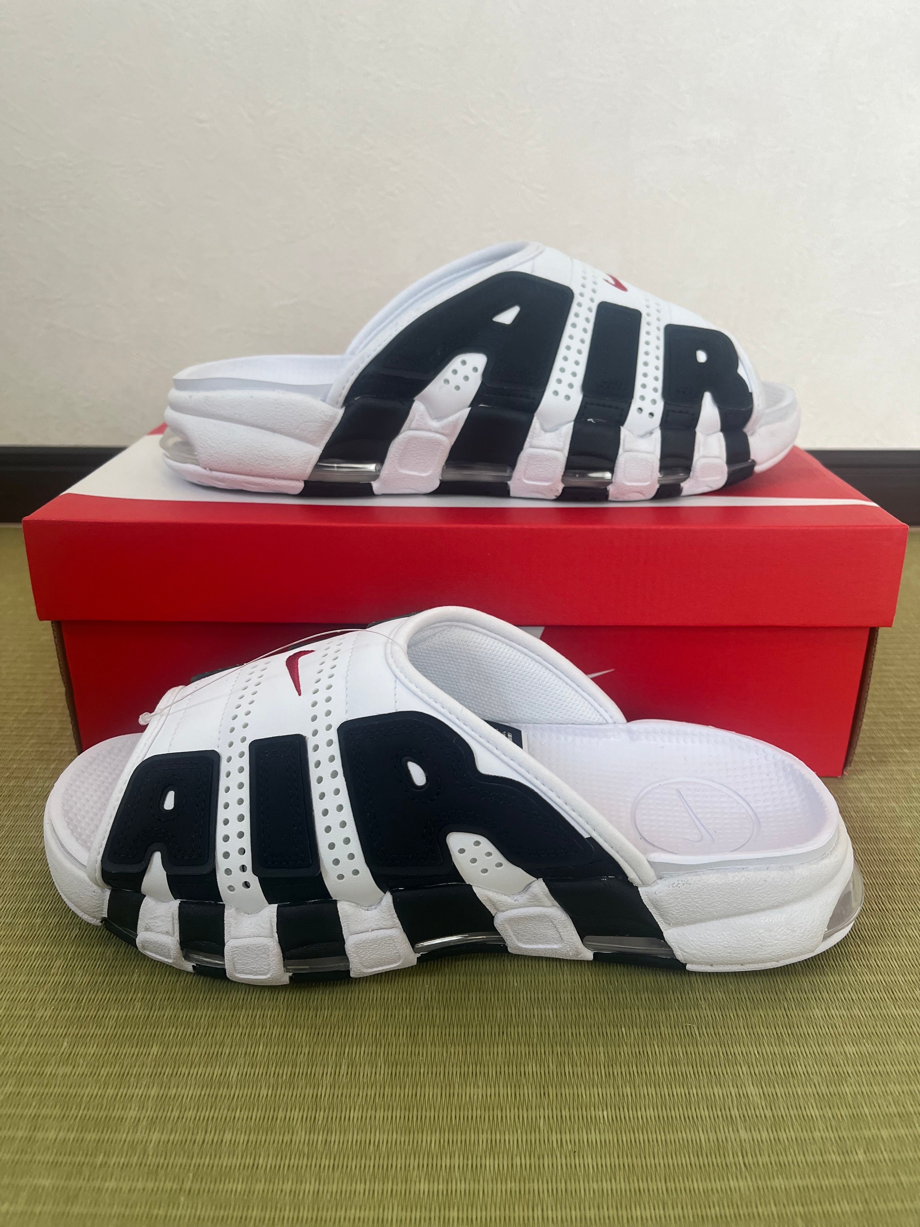 Nike Air More Uptempo Slide "White and Black"