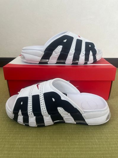 Nike Air More Uptempo Slide "White and Black"