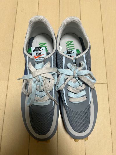 CLOT × Sacai × Nike LD Waffle "Grey Obsidian/Cool Grey"