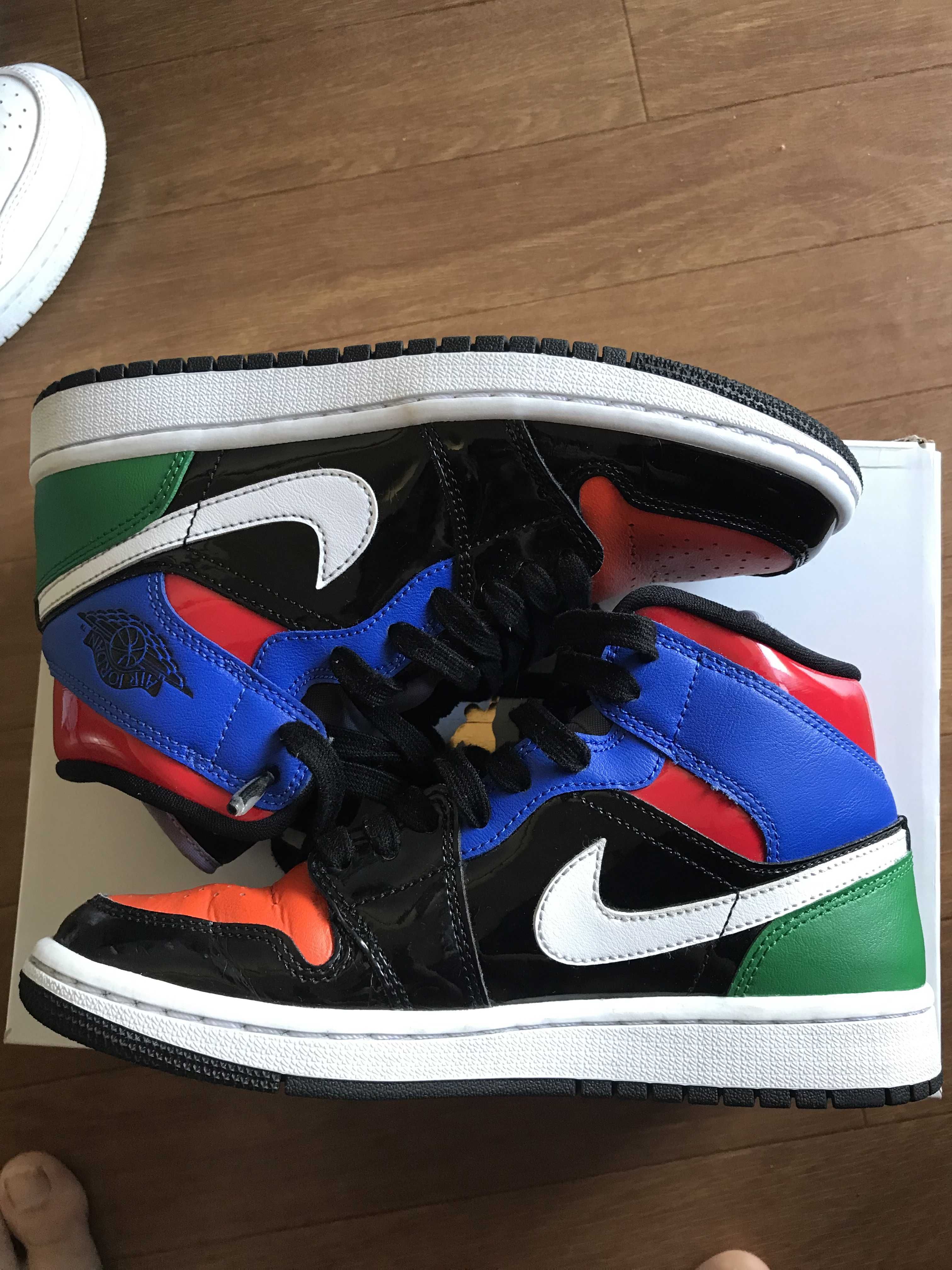 NIKE Women's AIR JORDAN 1 MID "PATENT BLEND"