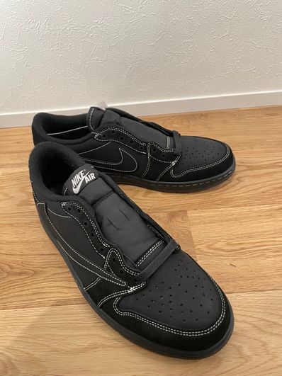 Travis Scott × Nike Air Jordan 1 Low OG SP "Black Phantom"