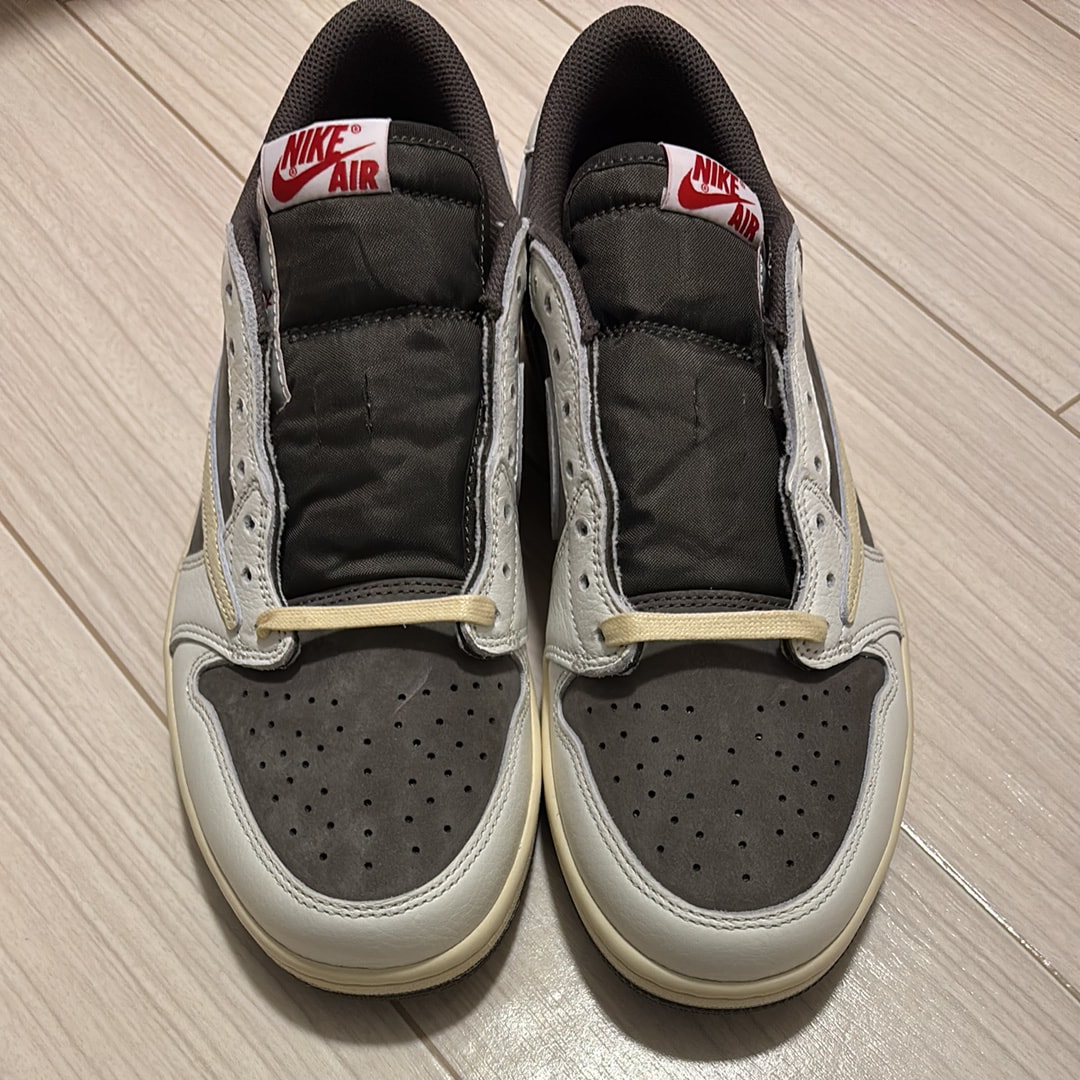 Travis Scott × Nike Air Jordan 1 Low OG SP "Reverse Mocha/Sail and Ridgerock"