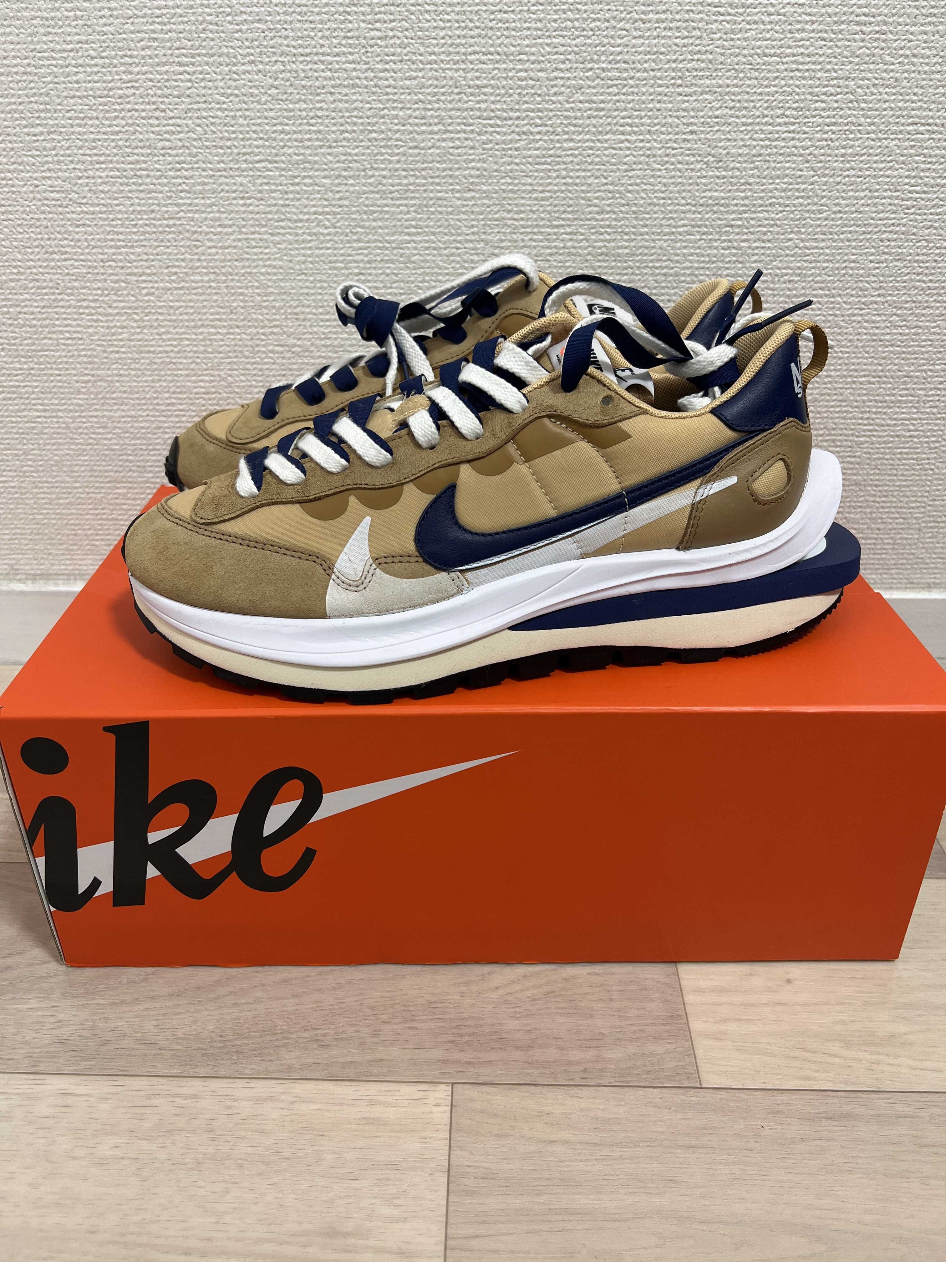 Sacai × Nike Vapor Waffle "Sesame And Blue Void"