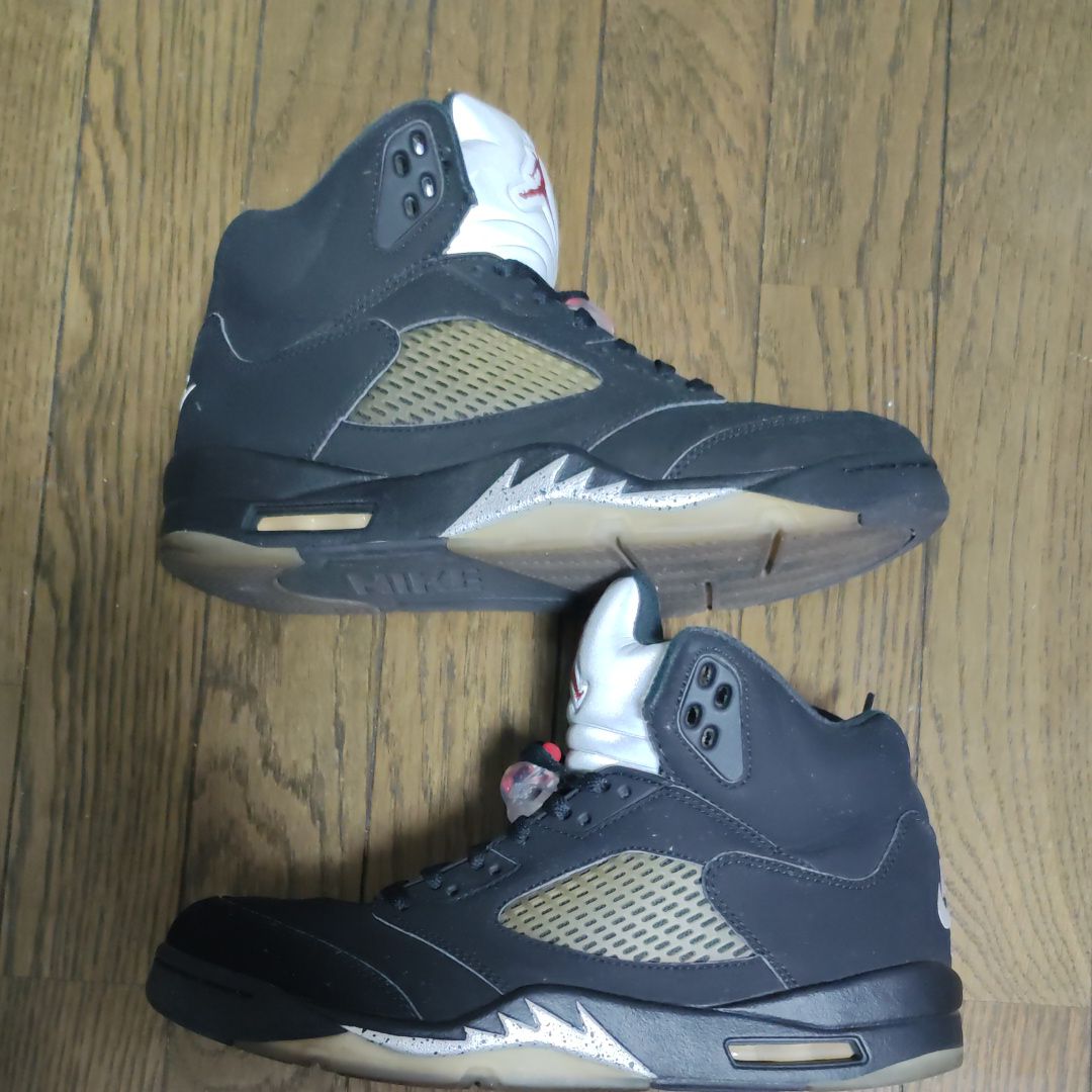 Nike Air Jordan 5 Retro OG "Black/Fire Red/Metallic Silver/White" (2016)