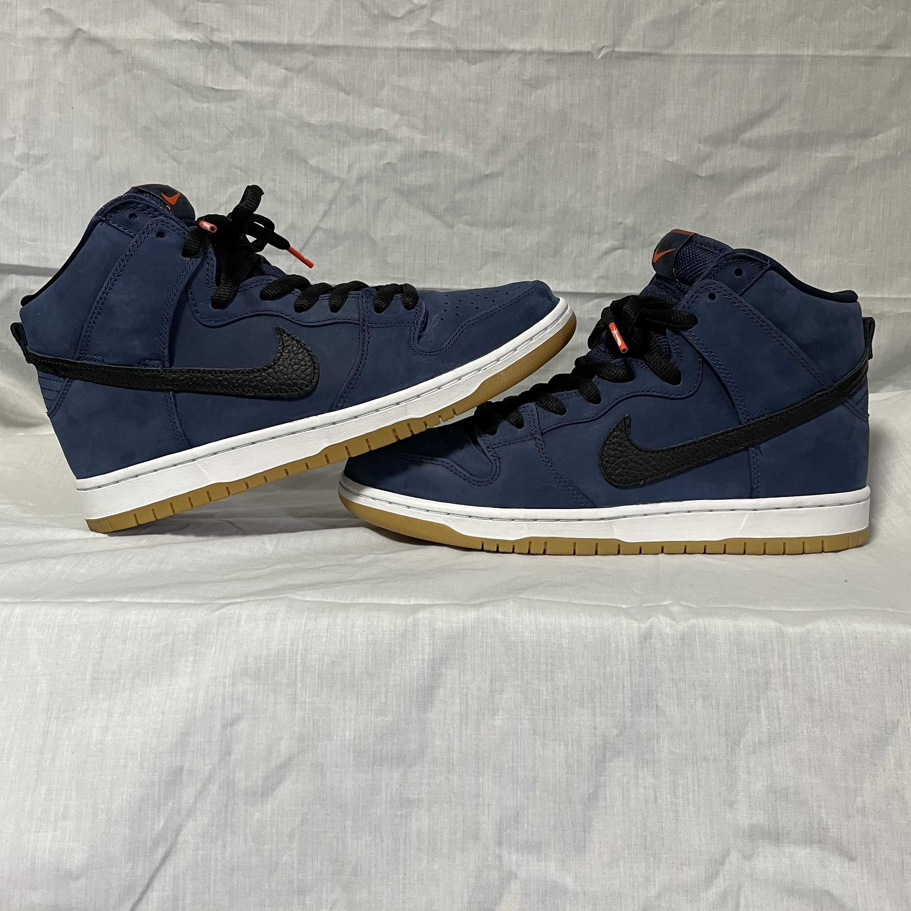 Nike SB Dunk High Orange Label "Obsidian/Black Light Gum Brown"