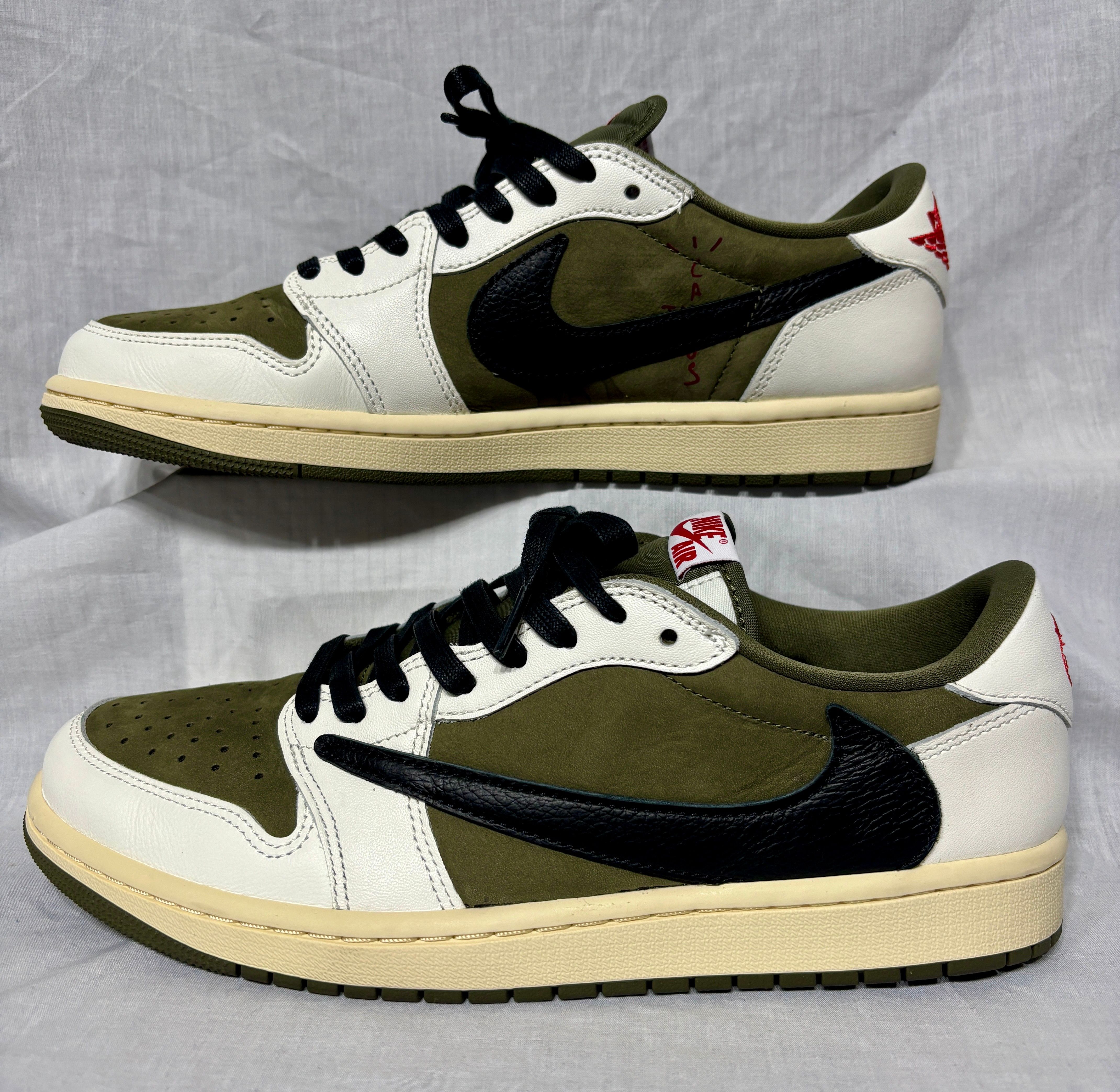 Travis Scott × Nike Air Jordan 1 Low OG SP "Reverse Olive"