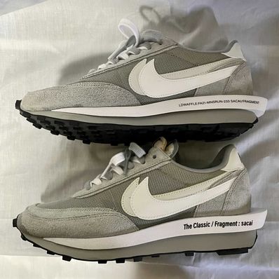 Fragment × sacai × Nike LD Waffle "Light Smoke Grey"