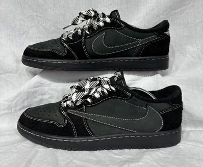 Travis Scott × Nike Air Jordan 1 Low OG SP "Black Phantom"