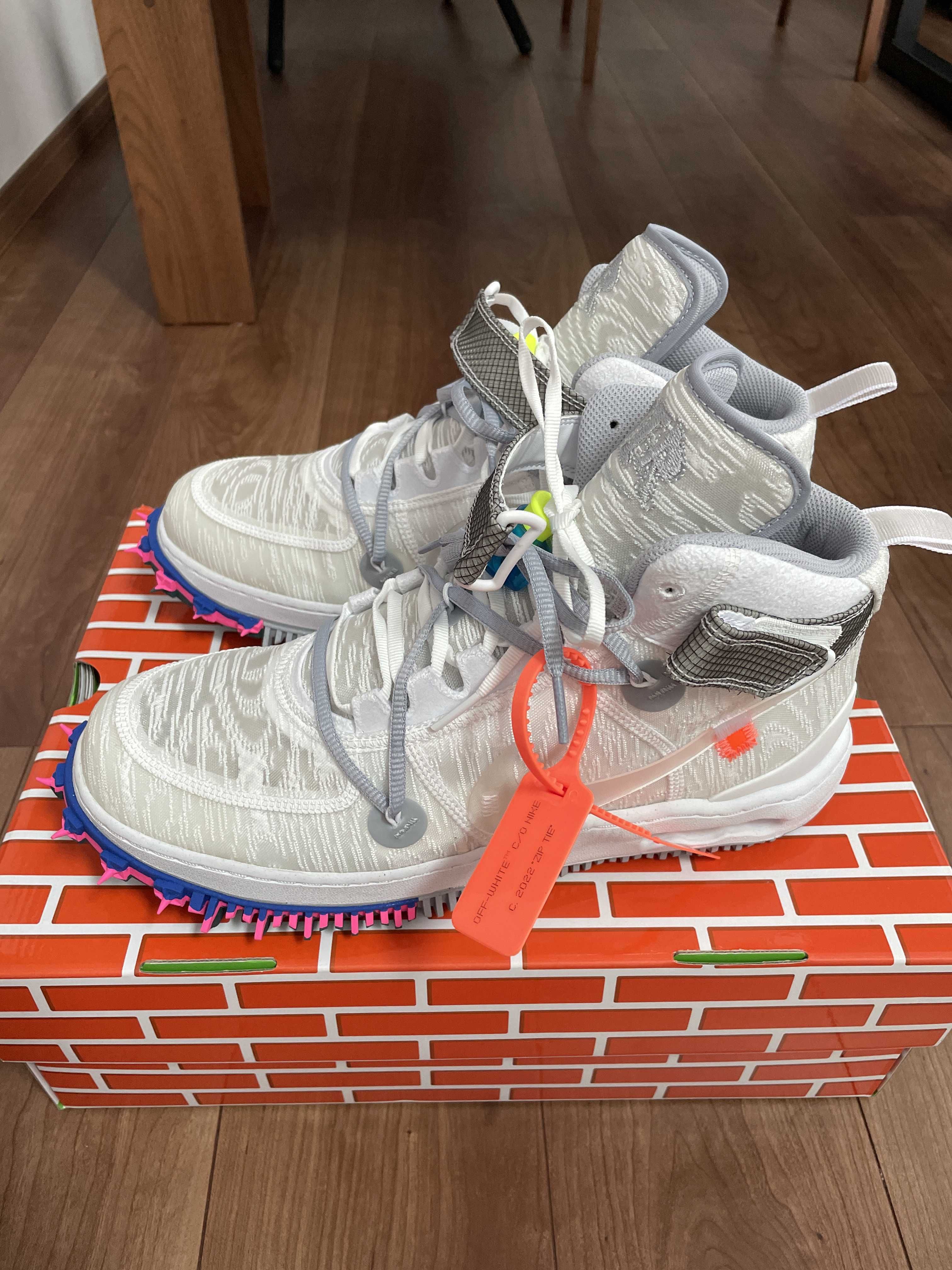 Off-White × Nike Air Force 1 Mid "White"