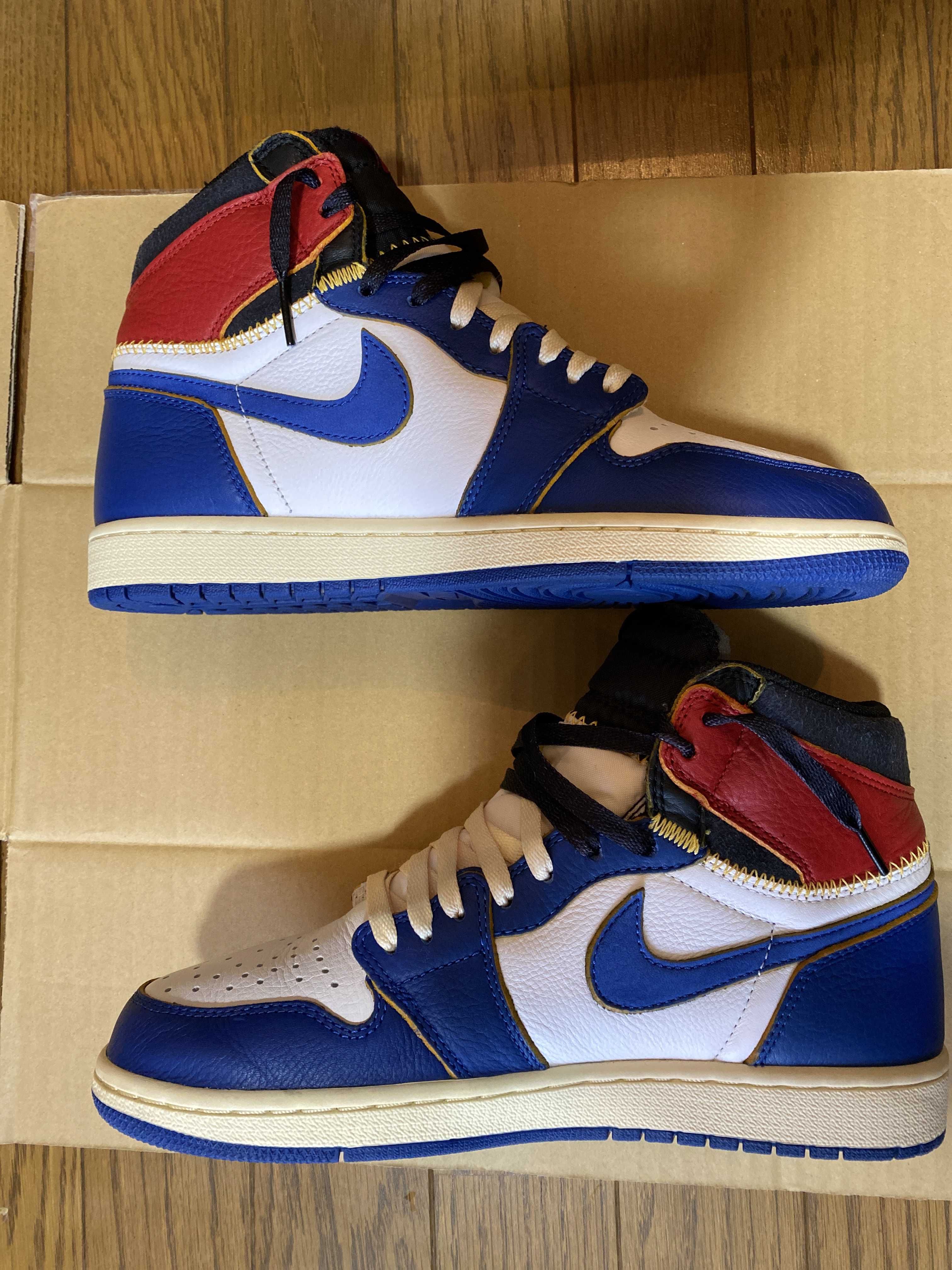 Union × Nike Air Jordan 1 Retro High OG NRG "Storm Blue/Varsity Red"