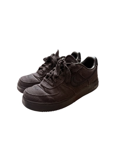 Stussy × Nike Air Force 1 Low "Triple Black"