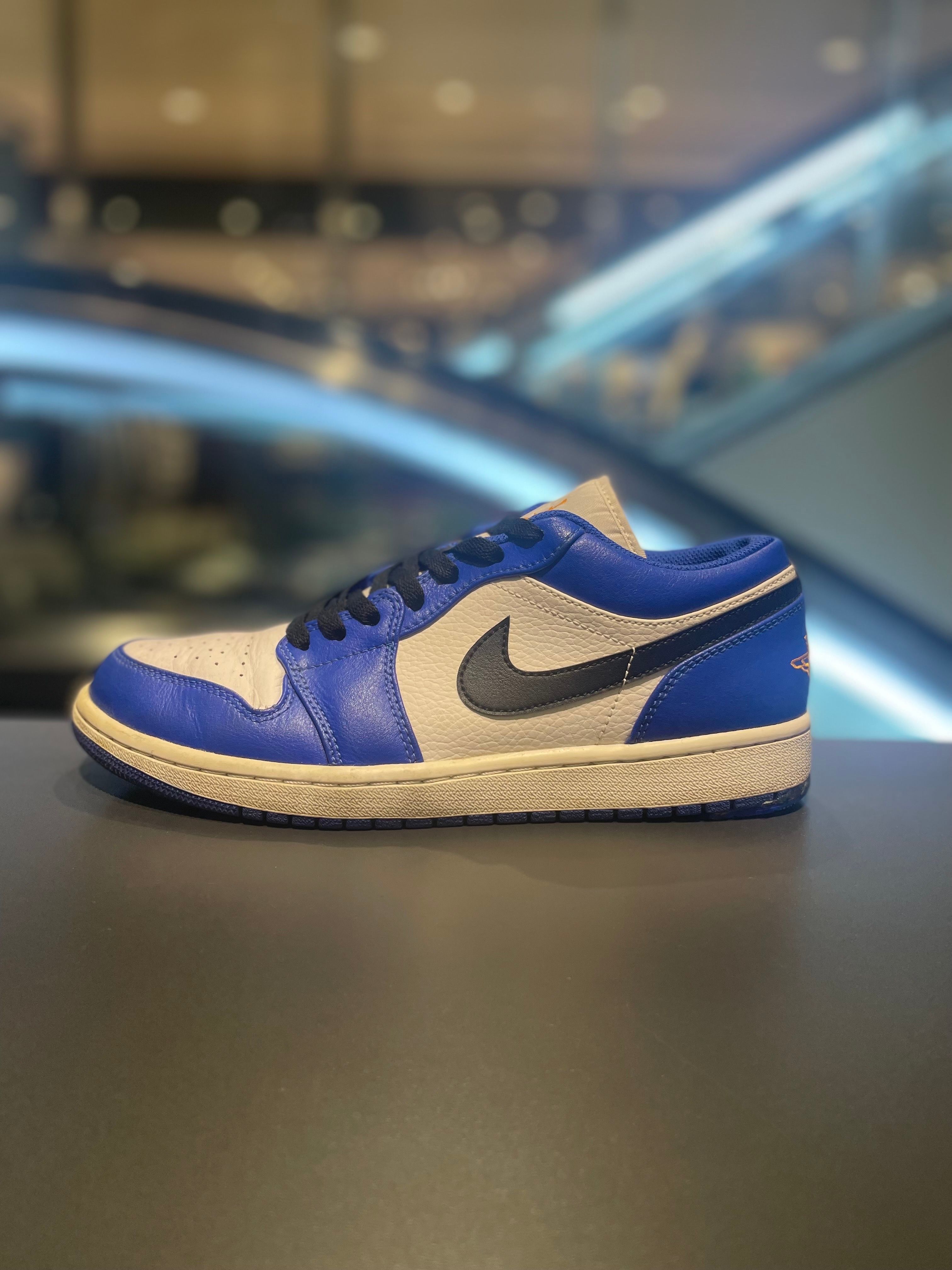 NIKE AIR JORDAN 1 LOW "WHITE/BLUE/ORANGE"