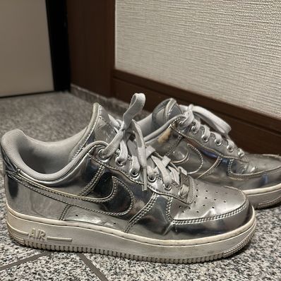 Nike Women's Air Force 1 Low Metallic "Chrome"