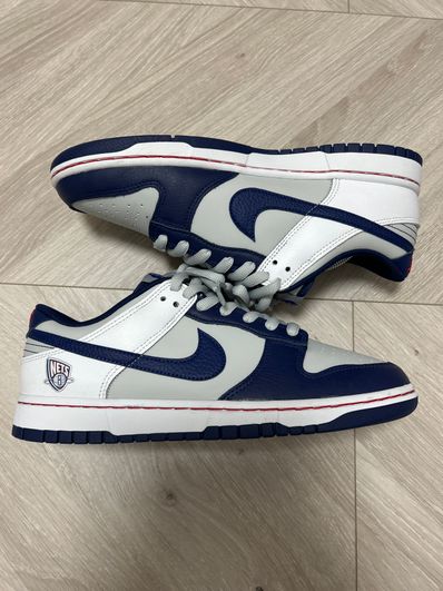 NBA × Nike Dunk Low EMB 75th Anniversary "Nets"