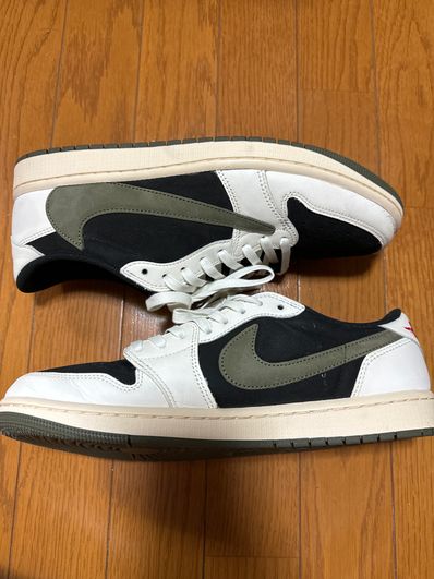 Travis Scott × Nike Women's Air Jordan 1 Low OG "Medium Olive"