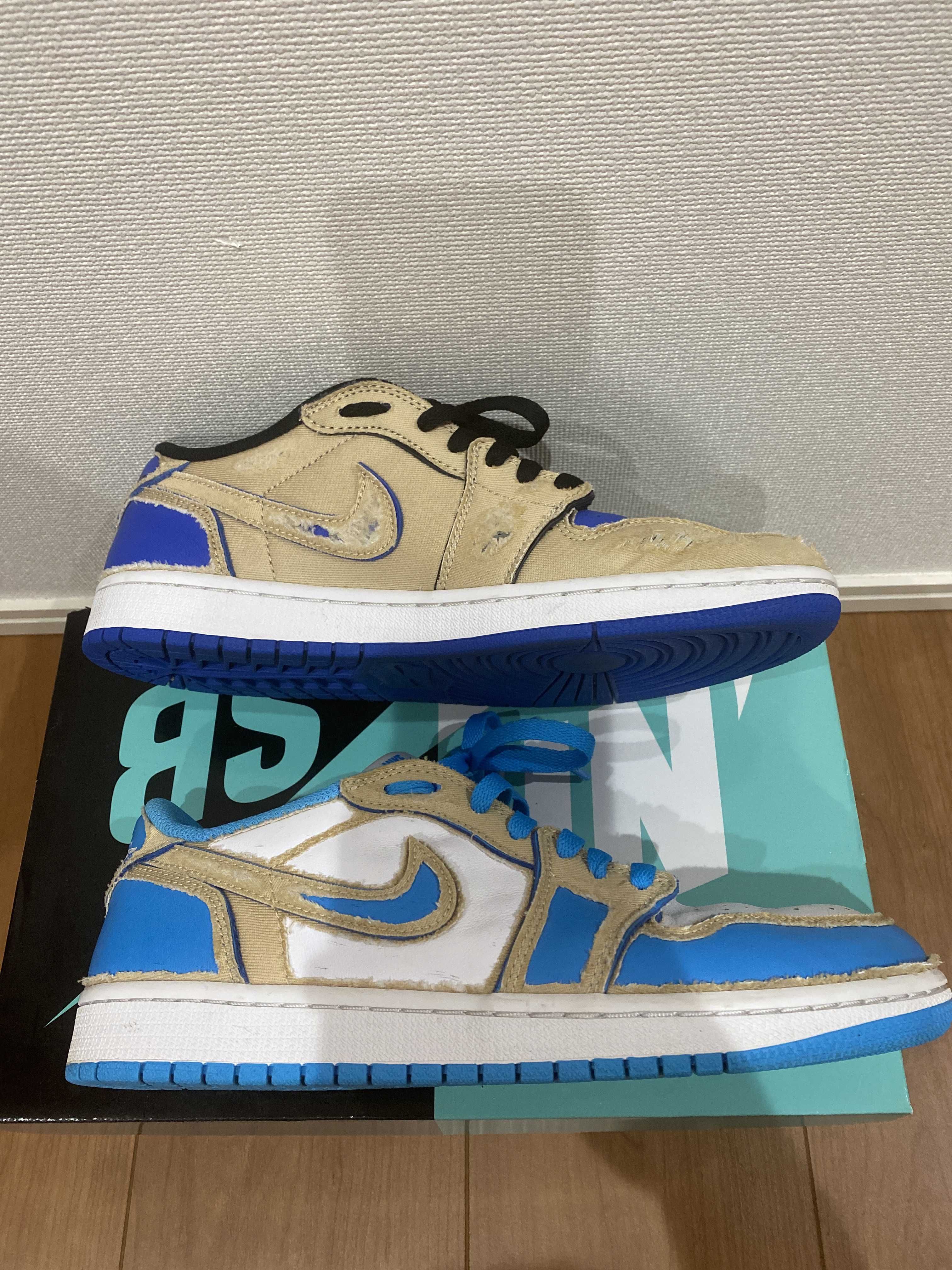 Nike SB Air Jordan 1 Low "Desert Ore/Royal Blue" 