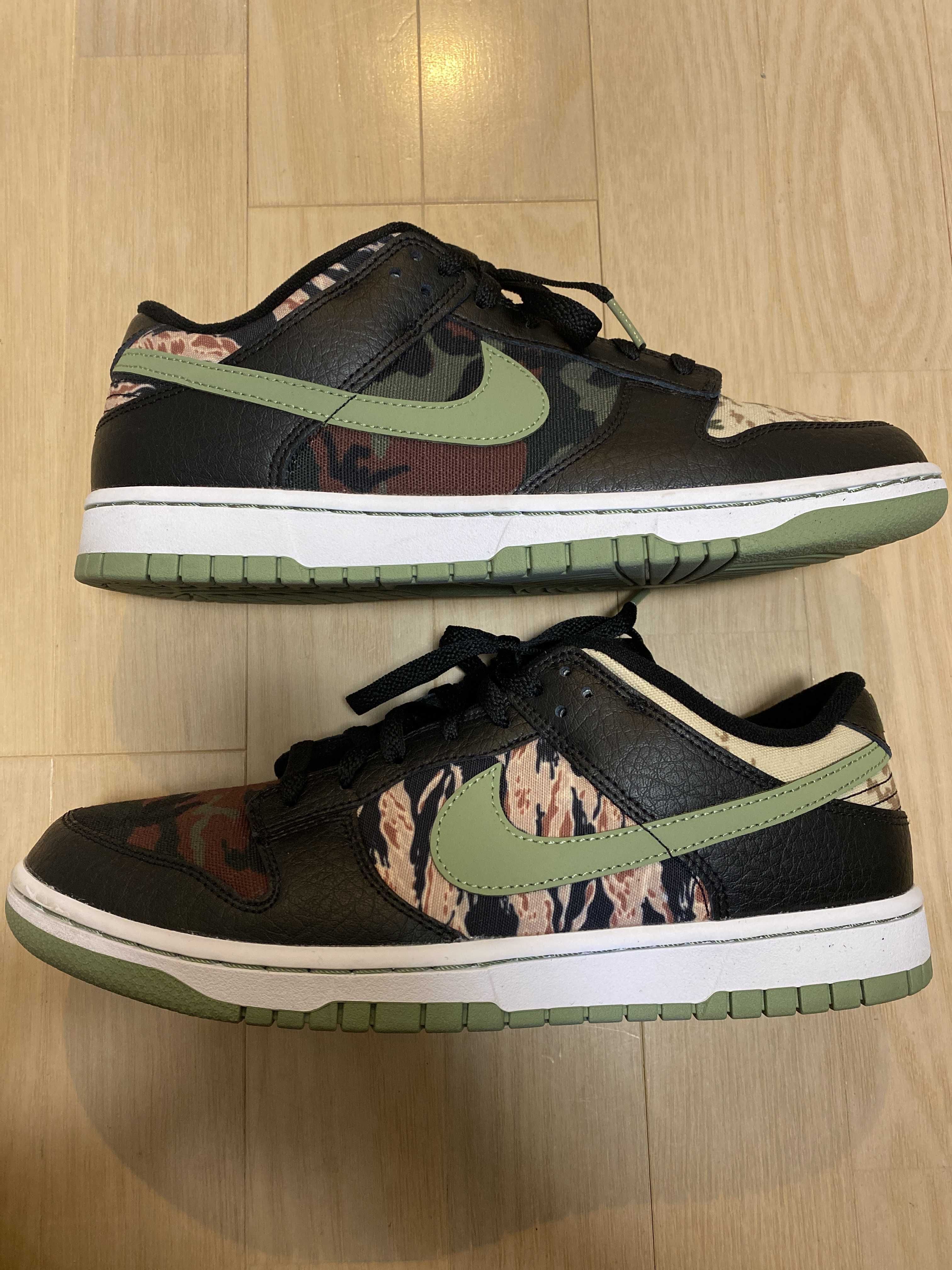 NIKE DUNK LOW SE "BLACK MULTI CAMO"