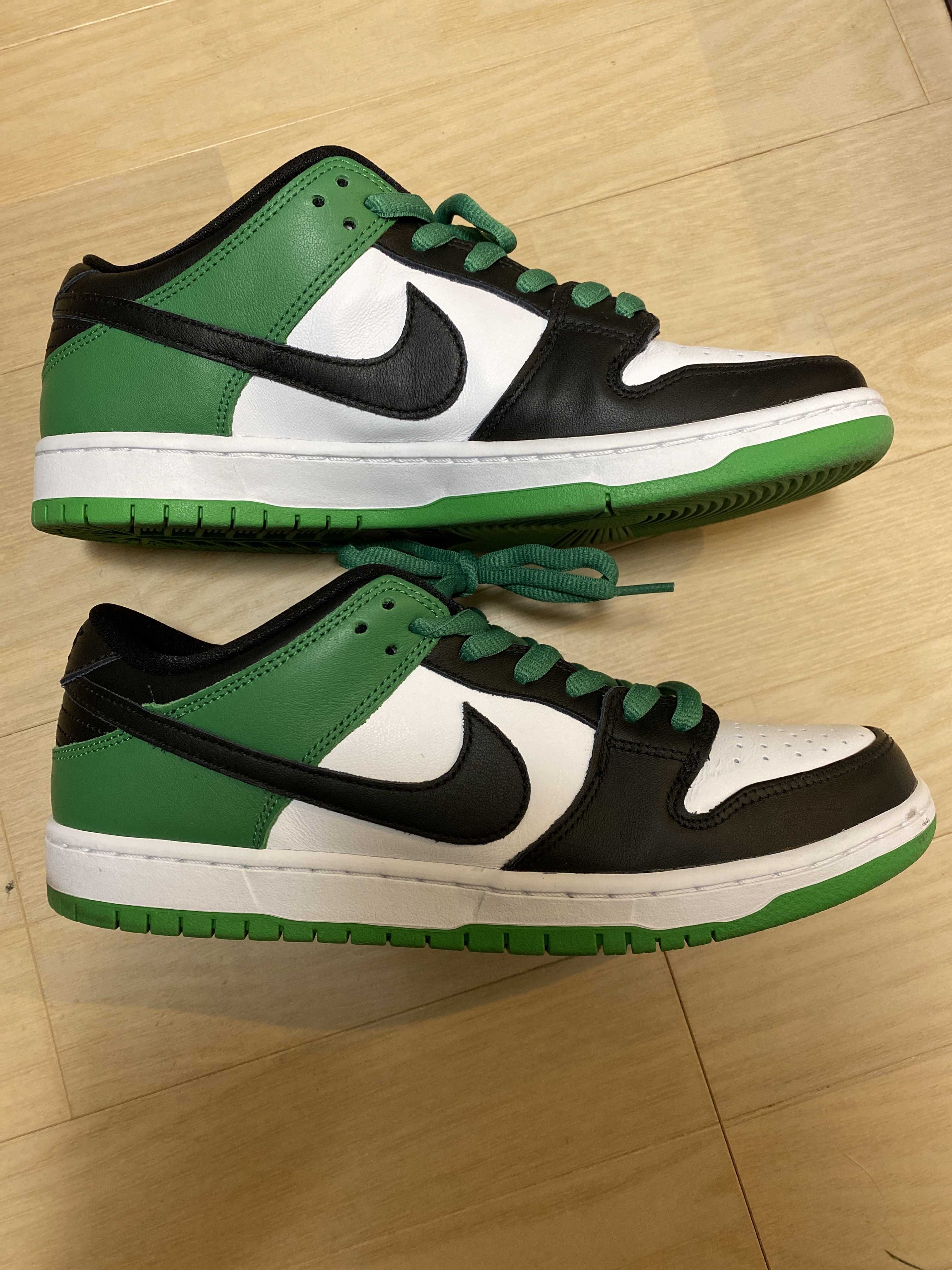 Nike SB Dunk Low Pro "Black and Classic Green"