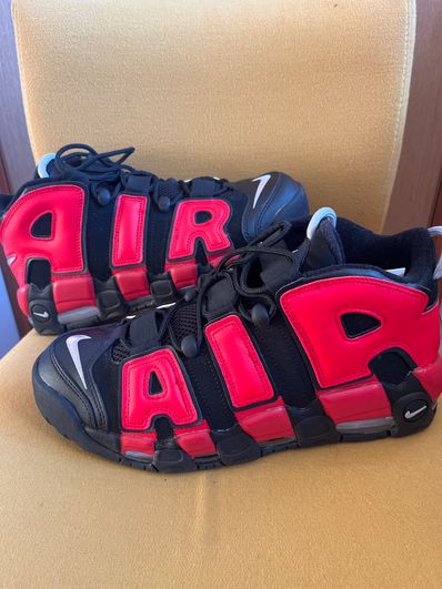 Nike Air More Uptempo '96 "Black and University Red"