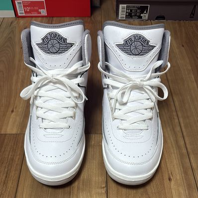 Nike Air Jordan 2 "White and Cement Grey"