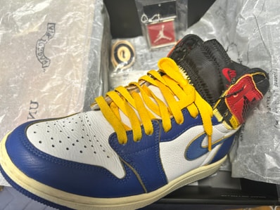 Union × Nike Air Jordan 1 Retro High OG NRG "Storm Blue/Varsity Red"