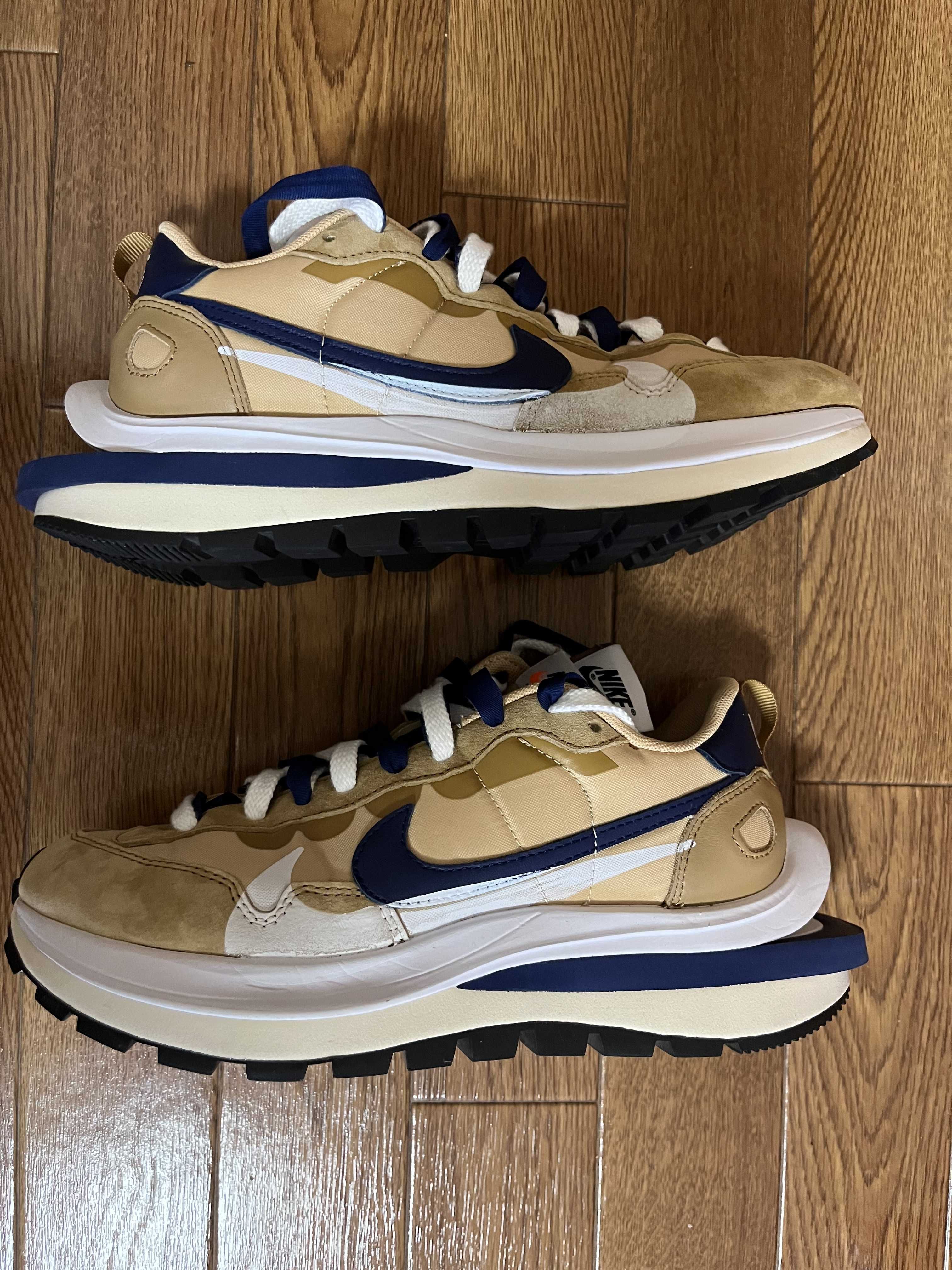 Sacai × Nike Vapor Waffle "Sesame And Blue Void"