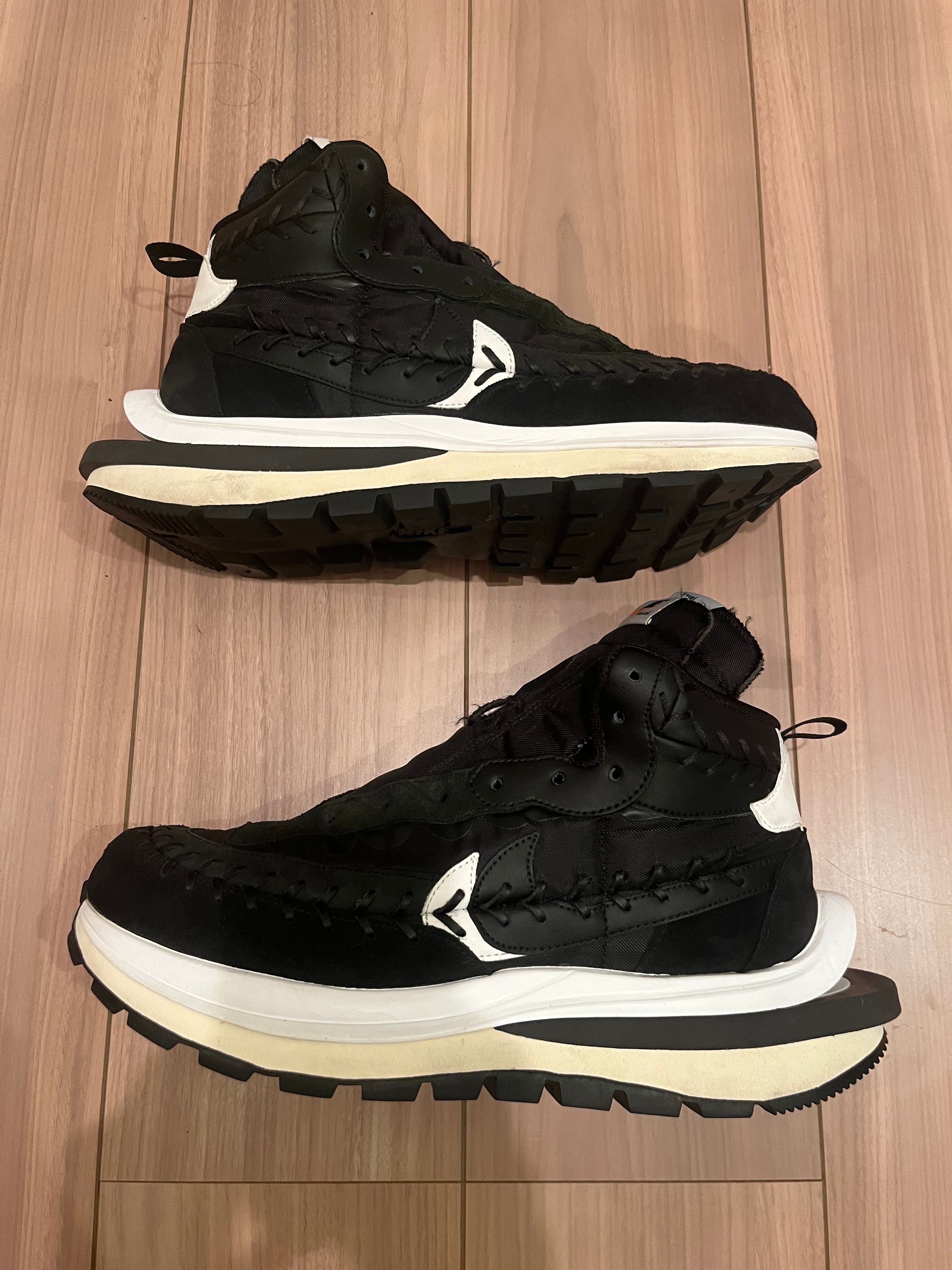 Jean-Paul Gaultier × sacai × Nike Vapor Waffle "Black/Black-White"