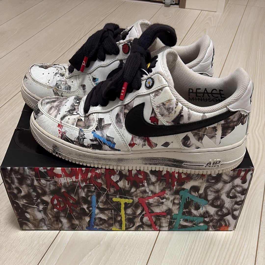 PEACEMINUSONE × Nike Air Force 1 Low "Para-noise/White/Black" / G-DRAGON