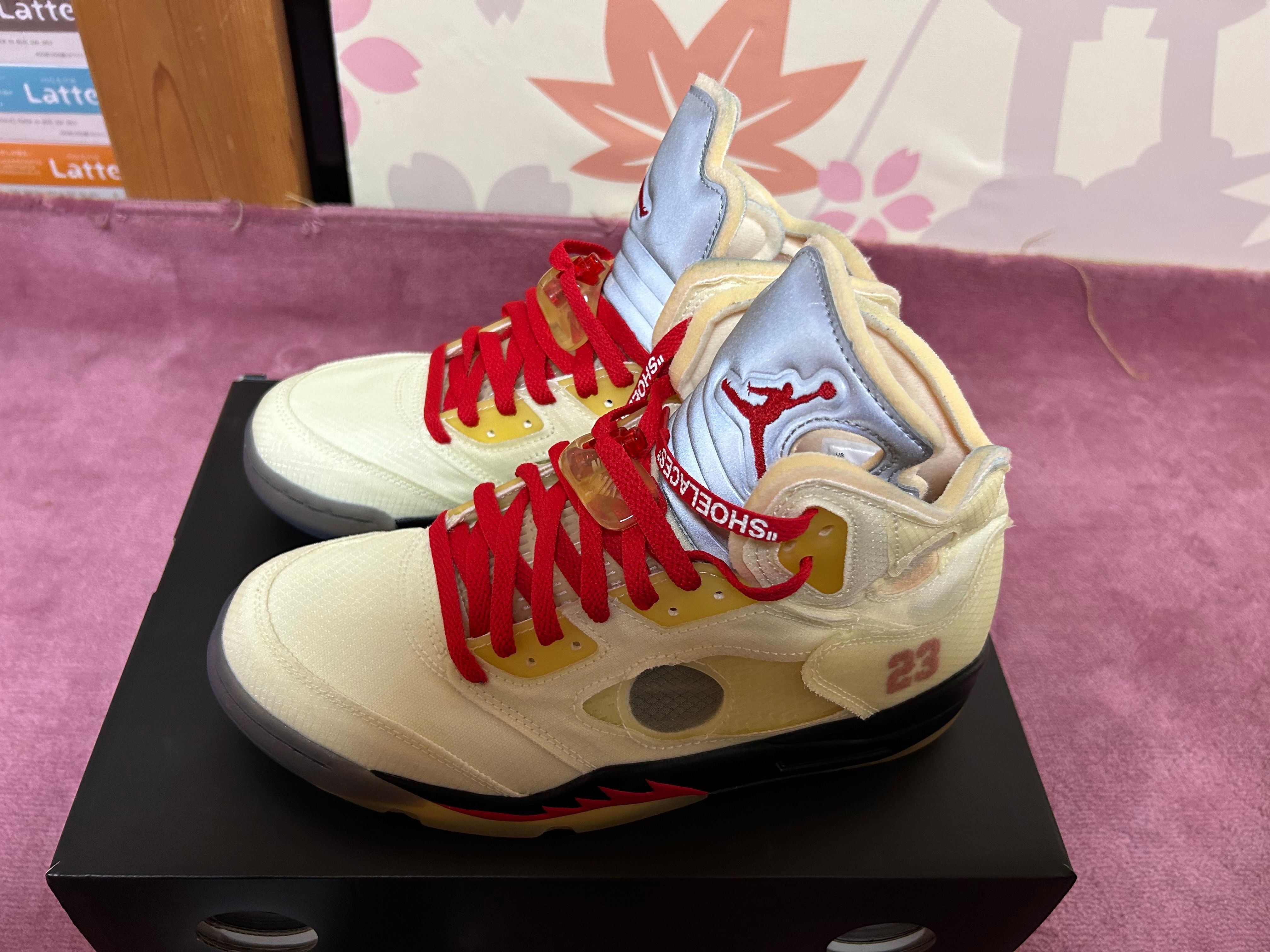 Off-White × Nike Air Jordan 5 "Sail"