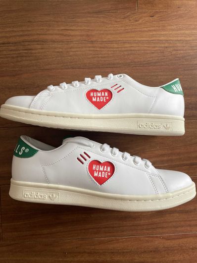HUMAN MADE × adidas Stan Smith "Footwear White/Green"