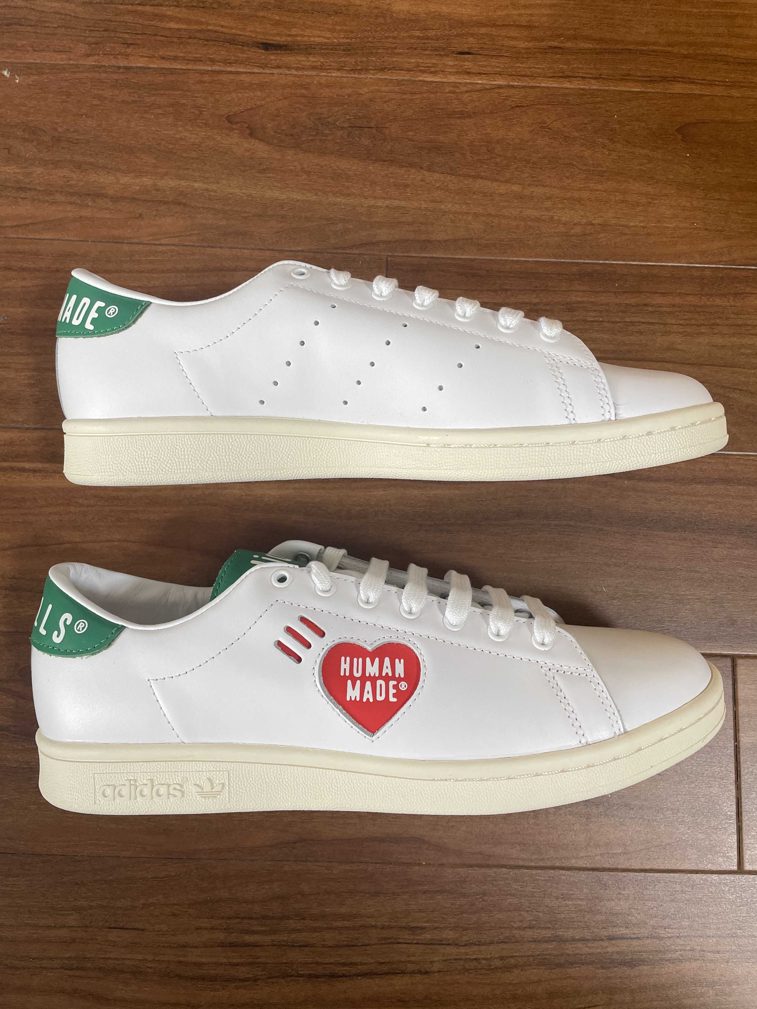HUMAN MADE × adidas Stan Smith "Footwear White/Green"