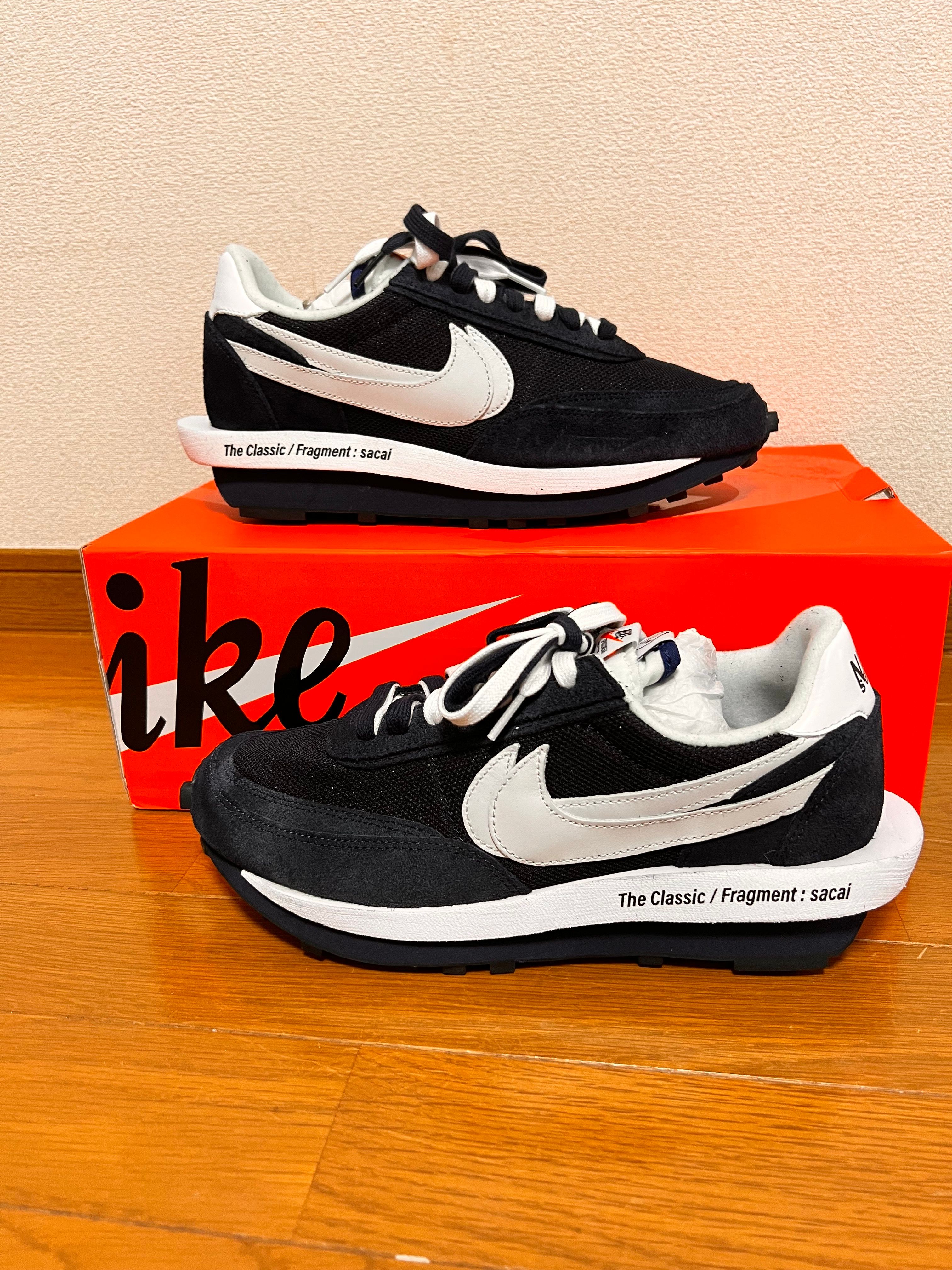 Fragment × sacai × Nike LD Waffle "Blackended Blue"