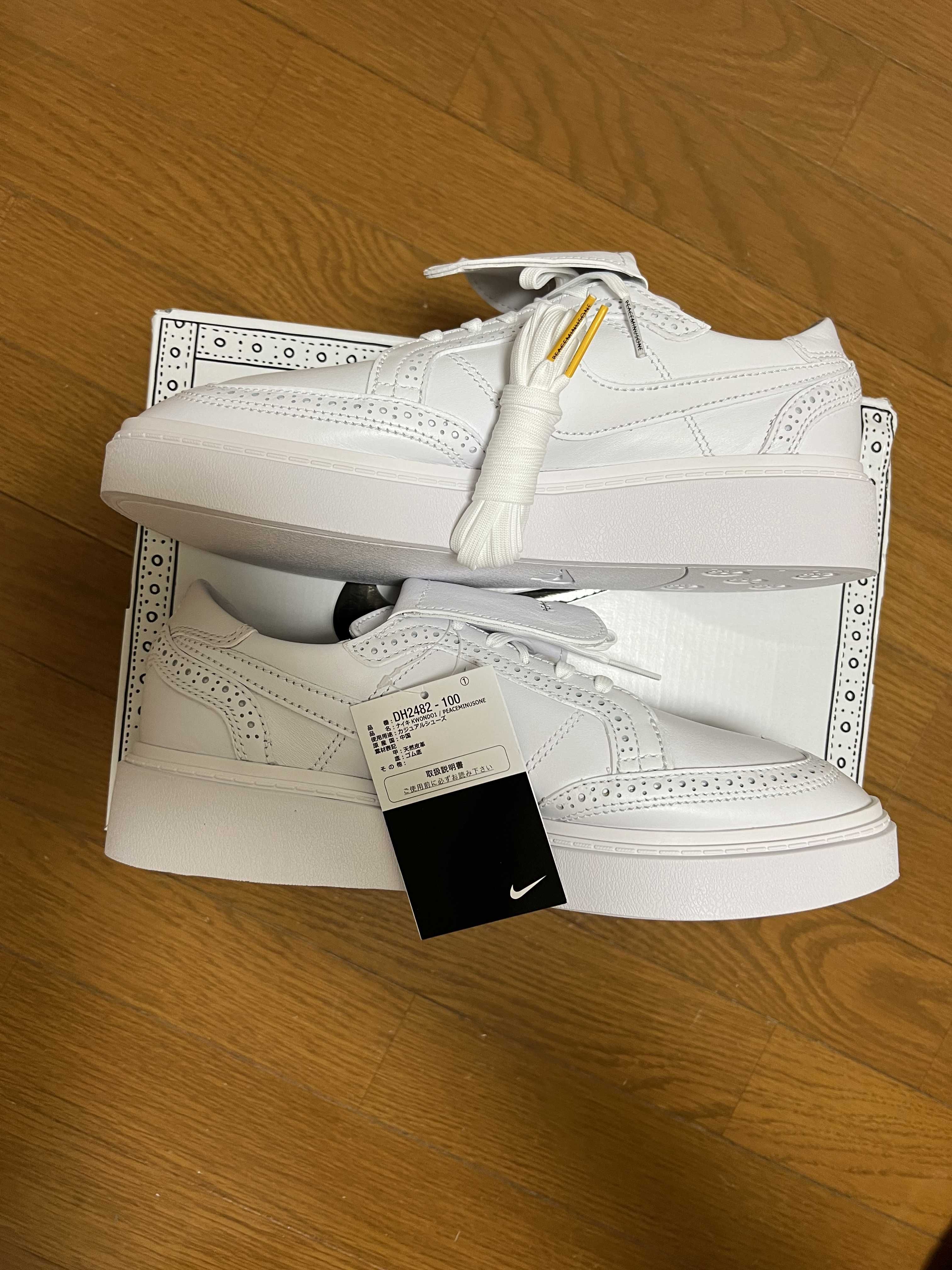 PEACEMINUSONE × Nike Kwondo1 "White" / G-DRAGON