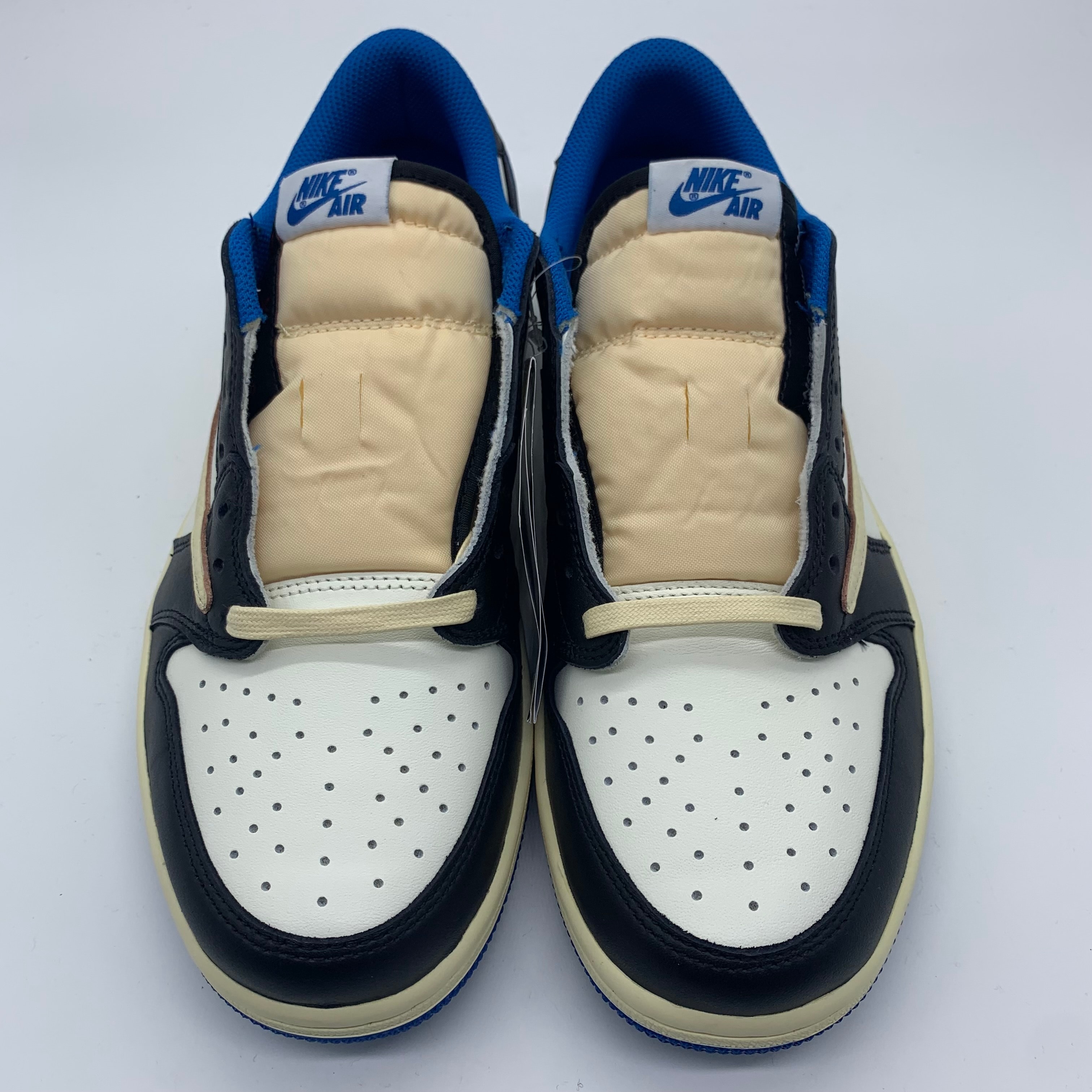 Travis Scott × fragment design × Nike Air Jordan 1 Low OG SP "Military Blue"