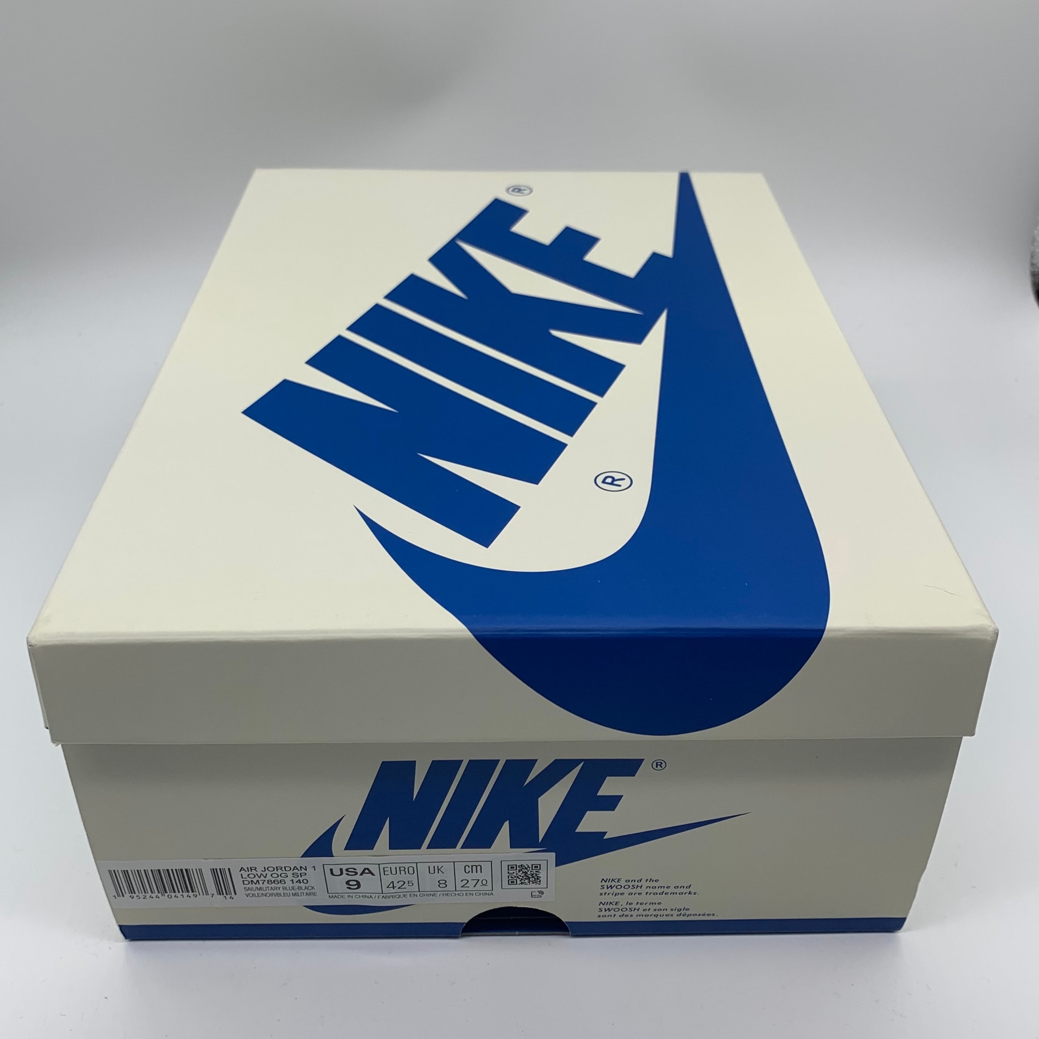 Travis Scott × fragment design × Nike Air Jordan 1 Low OG SP "Military Blue"
