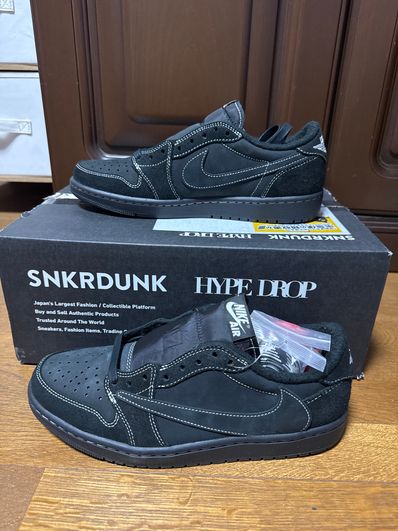 Travis Scott × Nike Air Jordan 1 Low OG SP "Black Phantom"