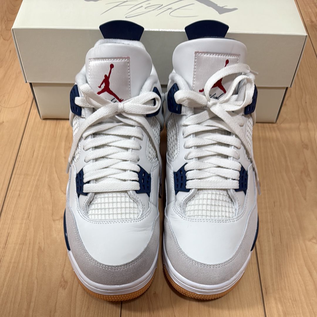 Nike SB Air Jordan 4 Retro SP "Summit White/Navy"