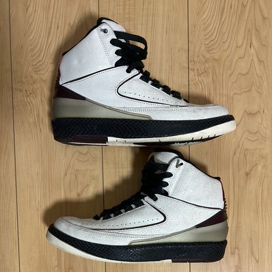 A Ma Maniere × Nike Air Jordan 2 "Airness/Sail and Burgundy"
