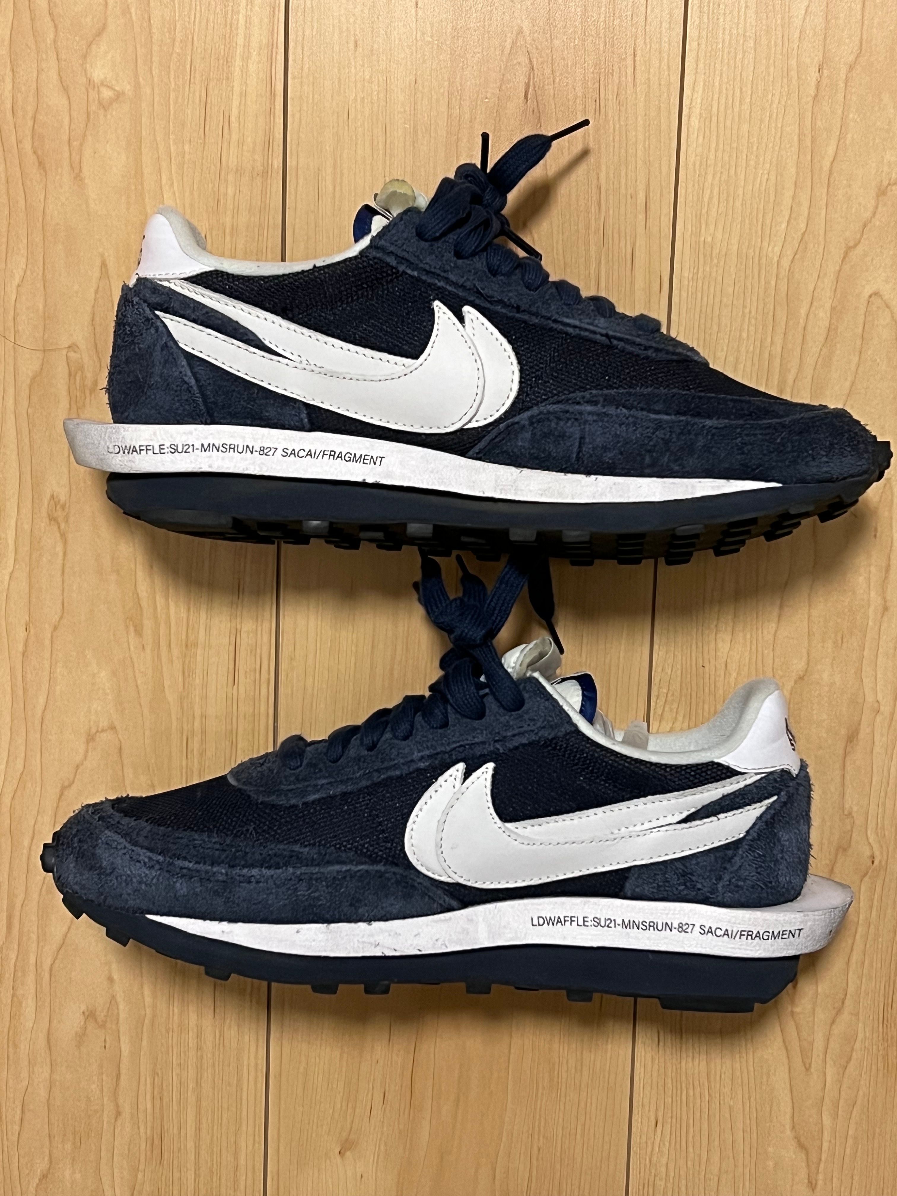Fragment × sacai × Nike LD Waffle "Blackended Blue"