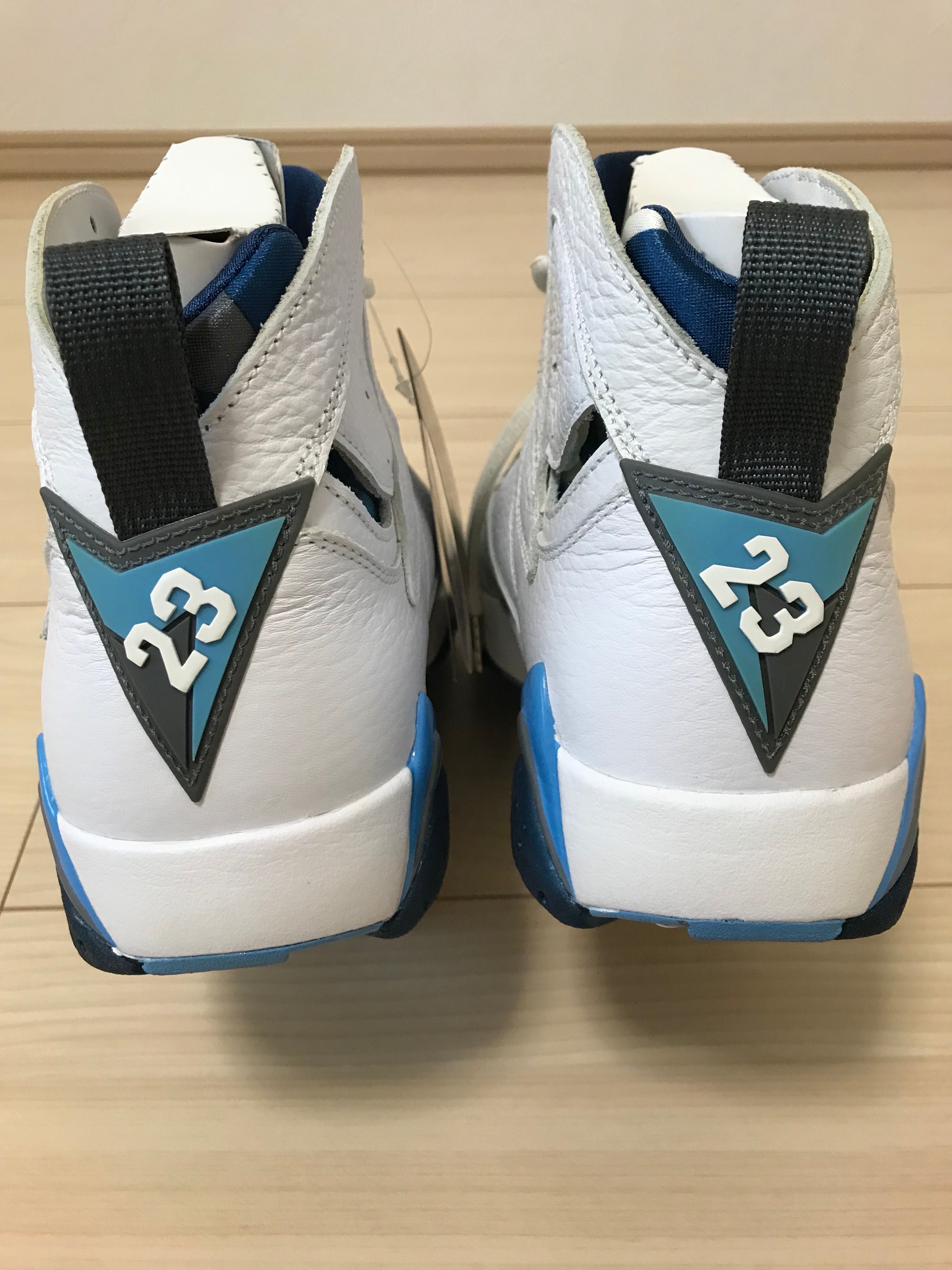 【極美品】★NIKE AIRJORDAN7 RETRO フレンチブルー★2015 国内1月24日発売予定】 ナイキ エアジョーダン7 レトロ ホワイト