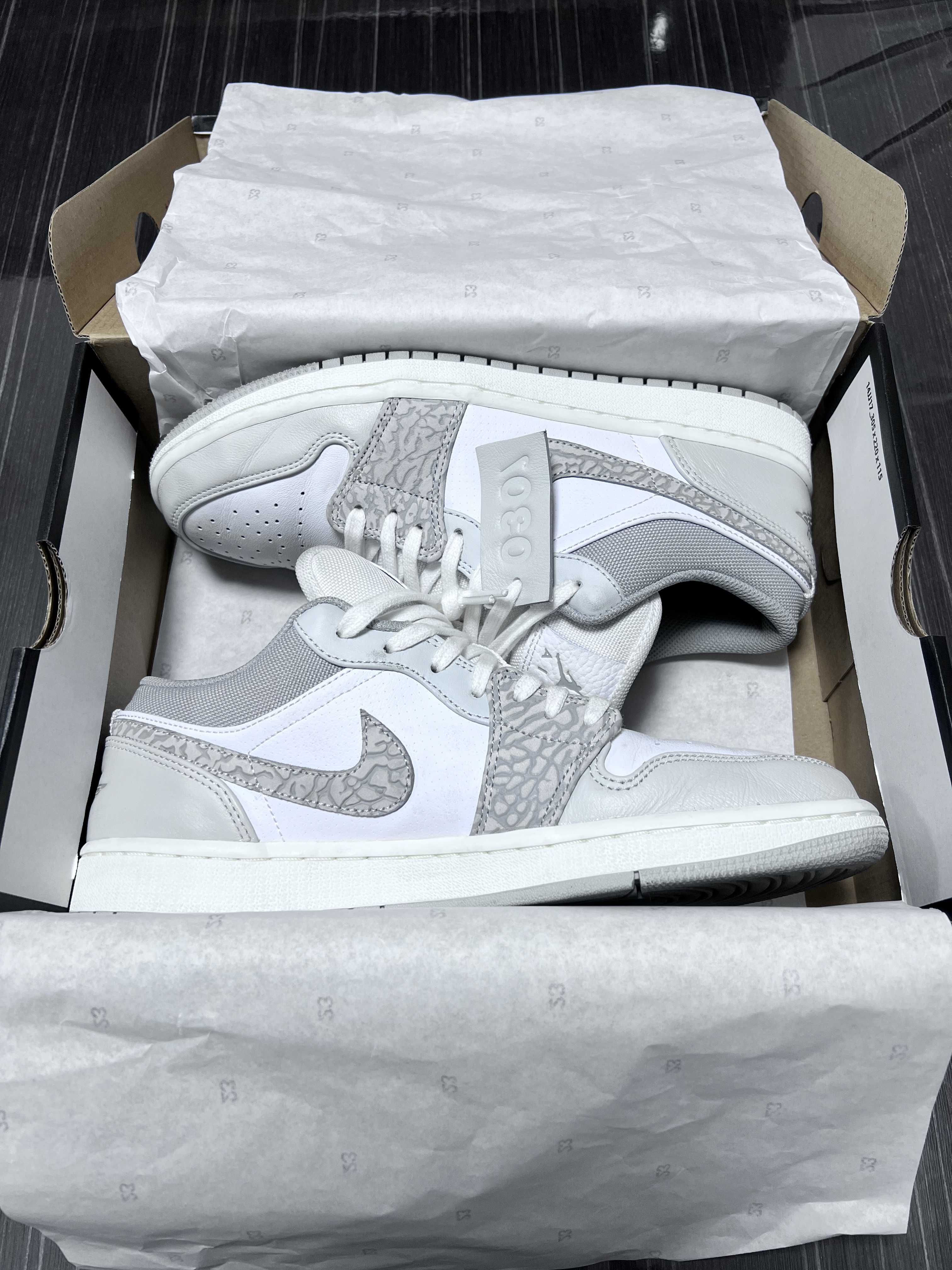Nike Air Jordan 1 Low PRM "Elephant Print/Safari"