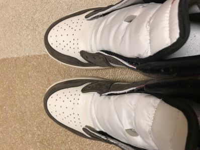 Travis Scott × Nike Air Jordan 1 Retro High OG TS SP "Sail/Dark Mocha"