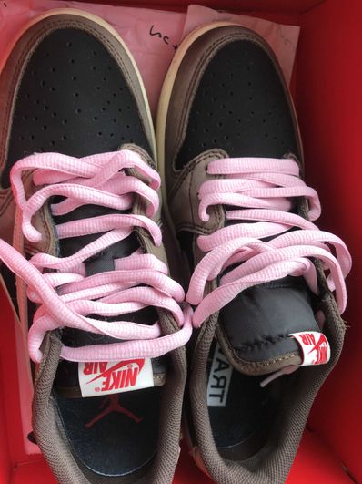 Travis Scott × Nike Air Jordan 1 Low OG SP-T "Black/Dark Mocha"