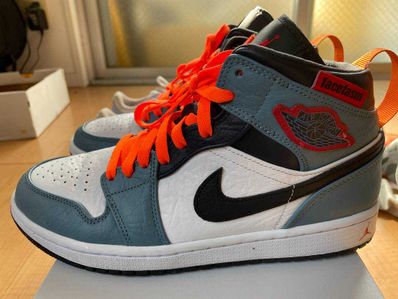 FACETASM × Nike Air Jordan 1 Mid "White/Navy"