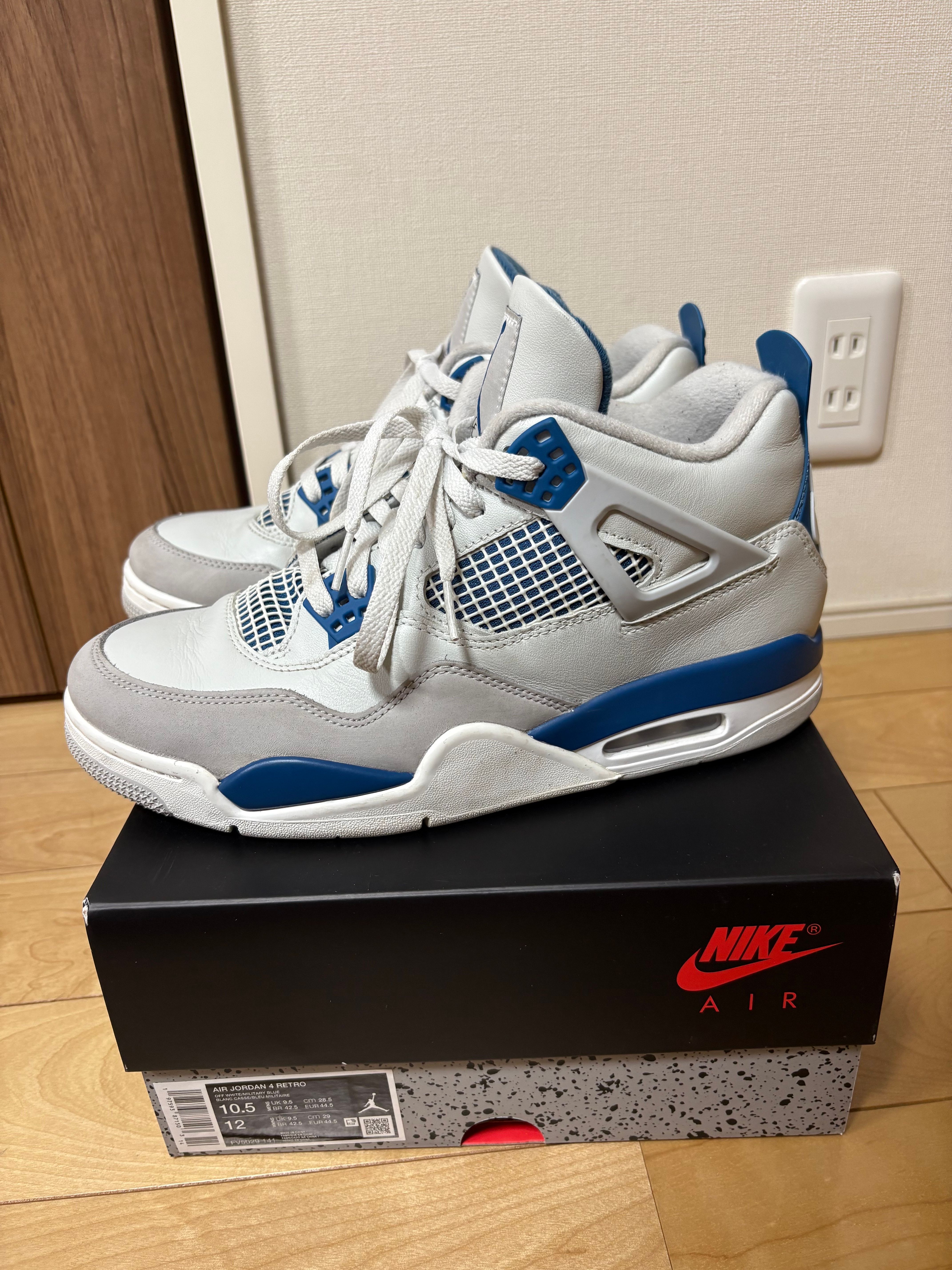 Air Jordan 4 ライトブルー スニーカー28.5　ジョーダン4箱付き 2025年最新】Yahoo!オークション -ジョーダン4 ブルーの中古品