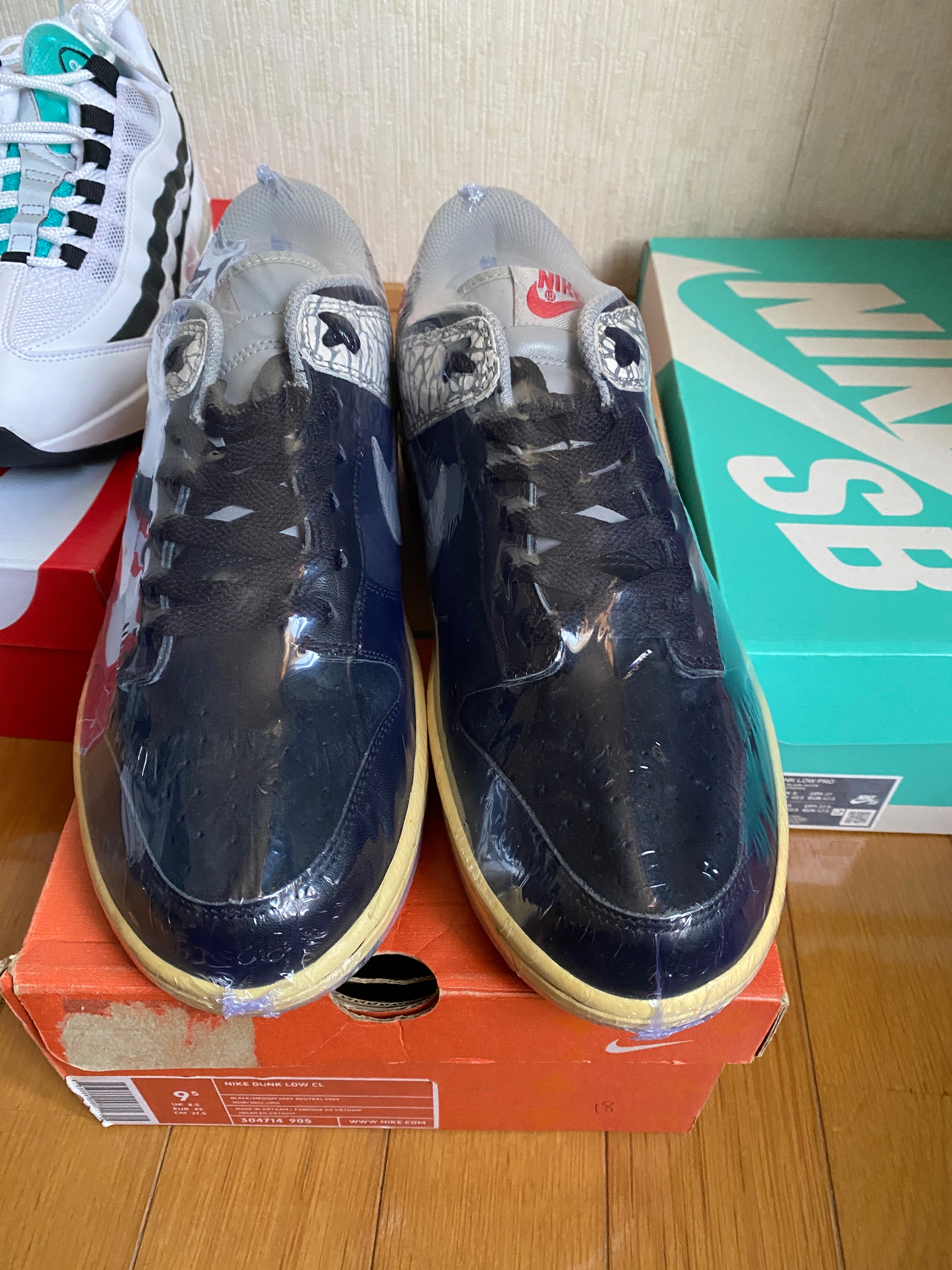 ナイキ ダンク ロー CL "ジェイ パック ブラック セメント" (2009)