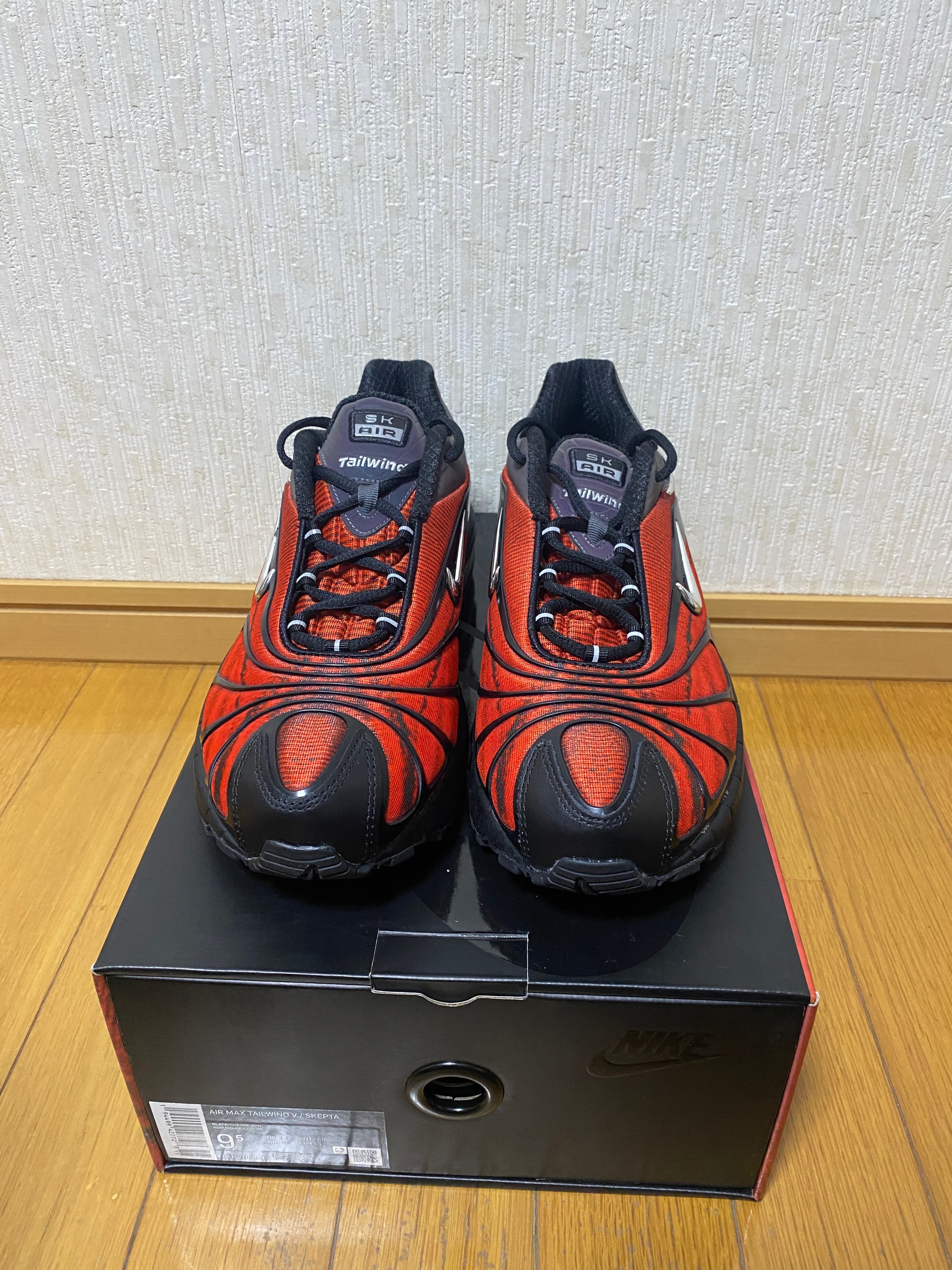 SKEPTA × NIKE AIR MAX TAILWIND V "BLACK/CHROME RED"