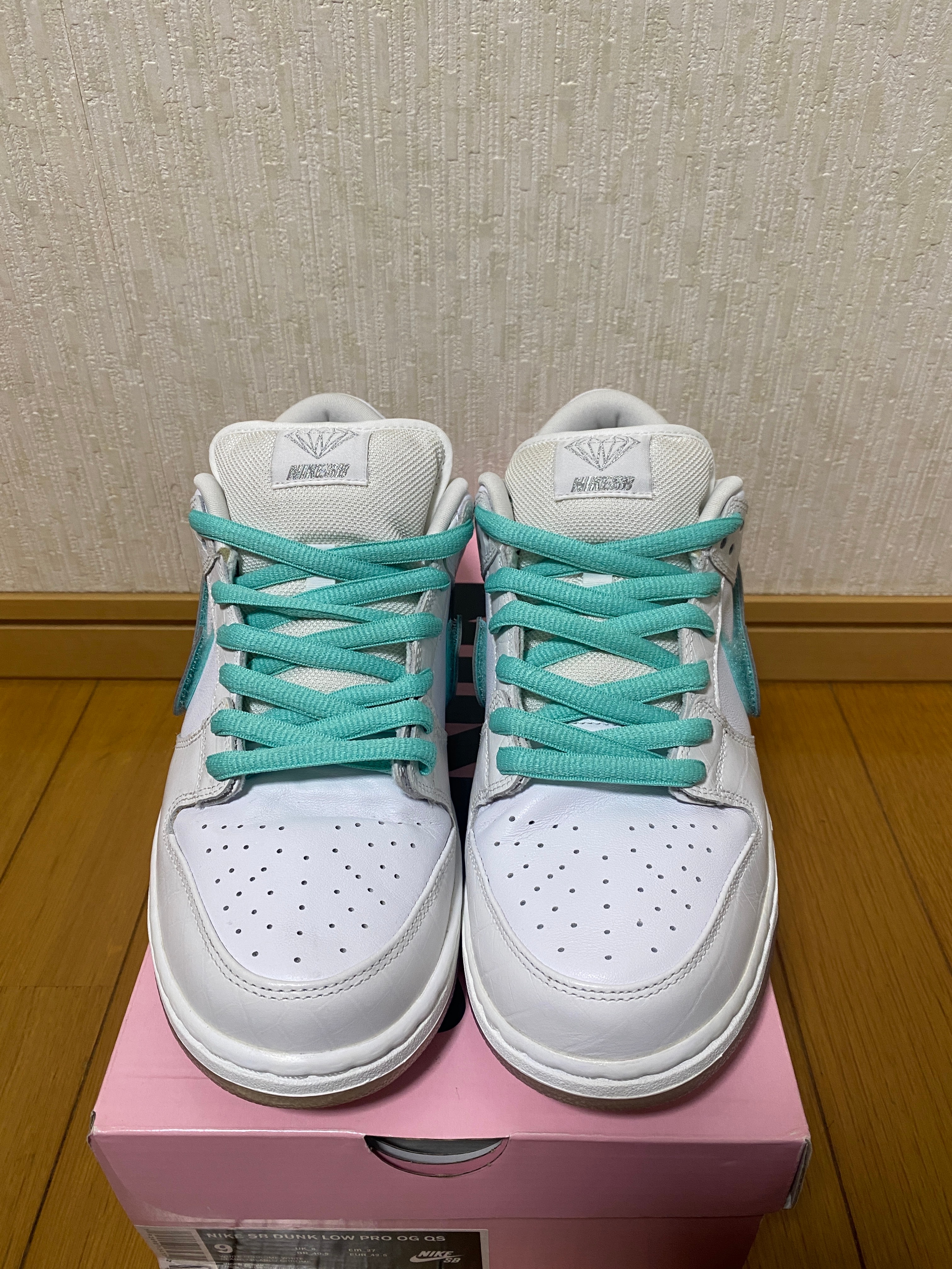 Diamond Supply Co. × Nike SB Dunk Low Pro "White"
